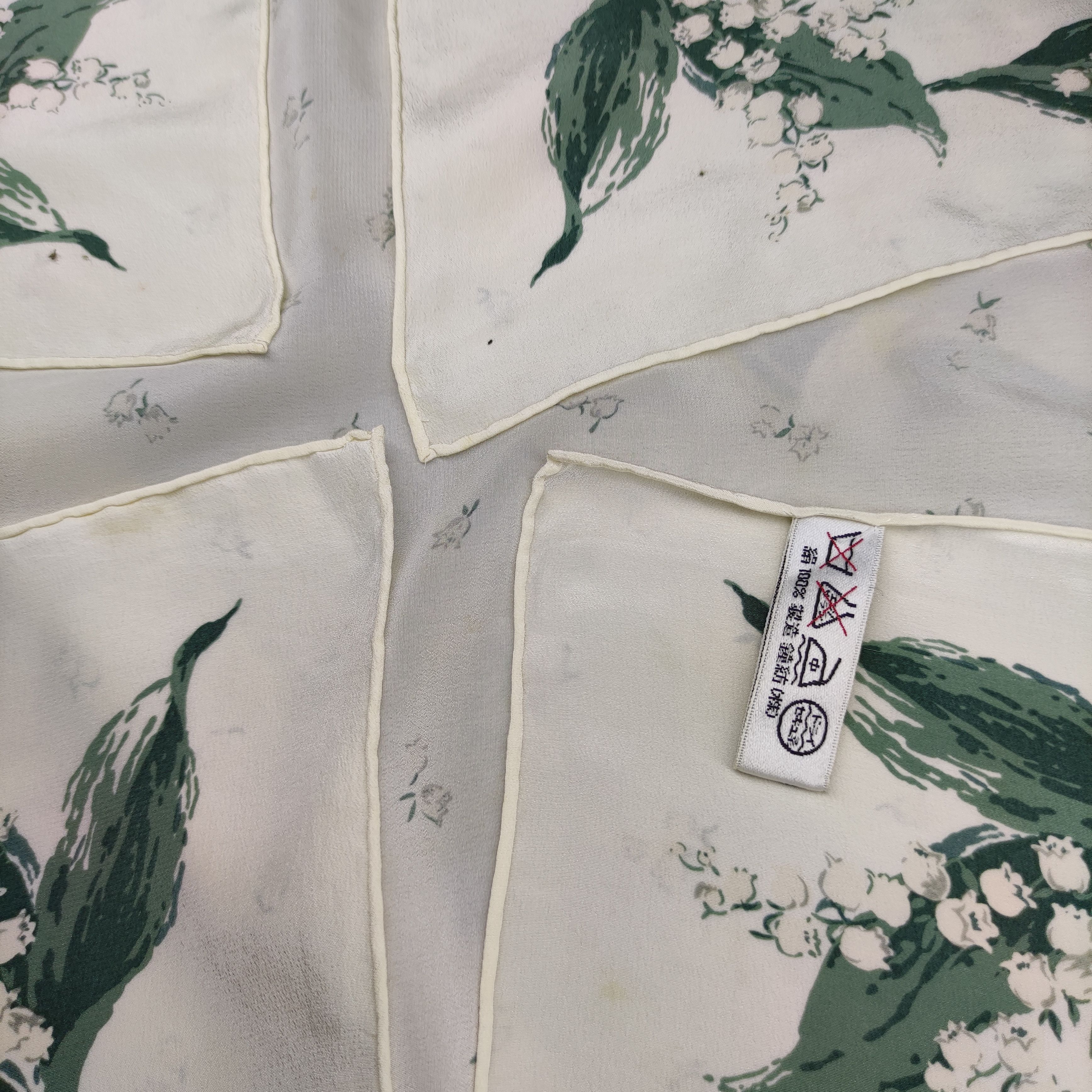 Christian Dior Monsieur × Vintage Vintage Christian Dior Echarper Flora Scarf Size ONE SIZE - 7 Thumbnail