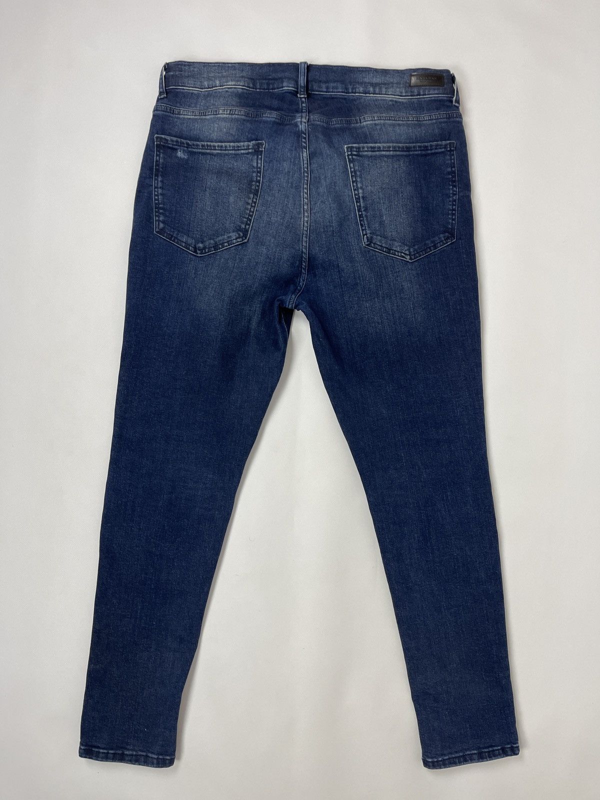 Zara Zara Man blue distressed biker jeans denim jeans pants Size US 34 / EU 50 - 9 Thumbnail