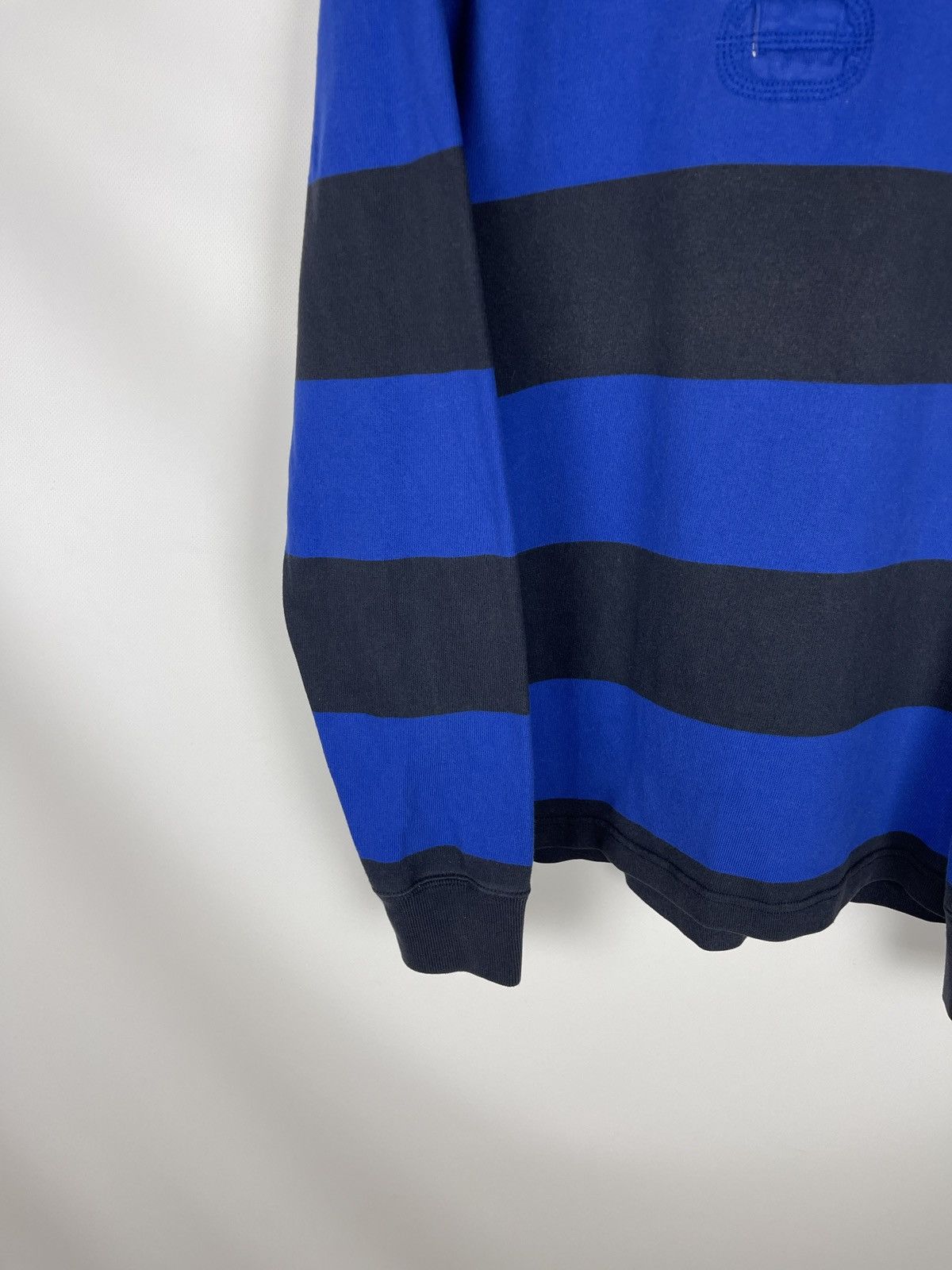 Tommy Hilfiger × Vintage Tommy Hilfiger vintage fit blue navy rugby polo tee shirt Size US L / EU 52-54 / 3 - 5 Thumbnail