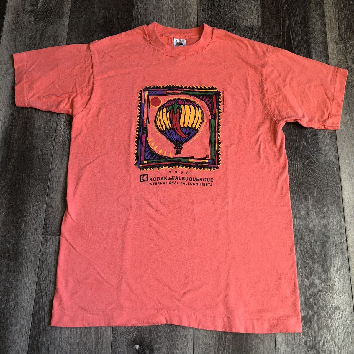 Kodak Vintage 1990s Kodak Cameras Balloon Festival Graphic T Shirt Size US M / EU 48-50 / 2 - 1 Thumbnail