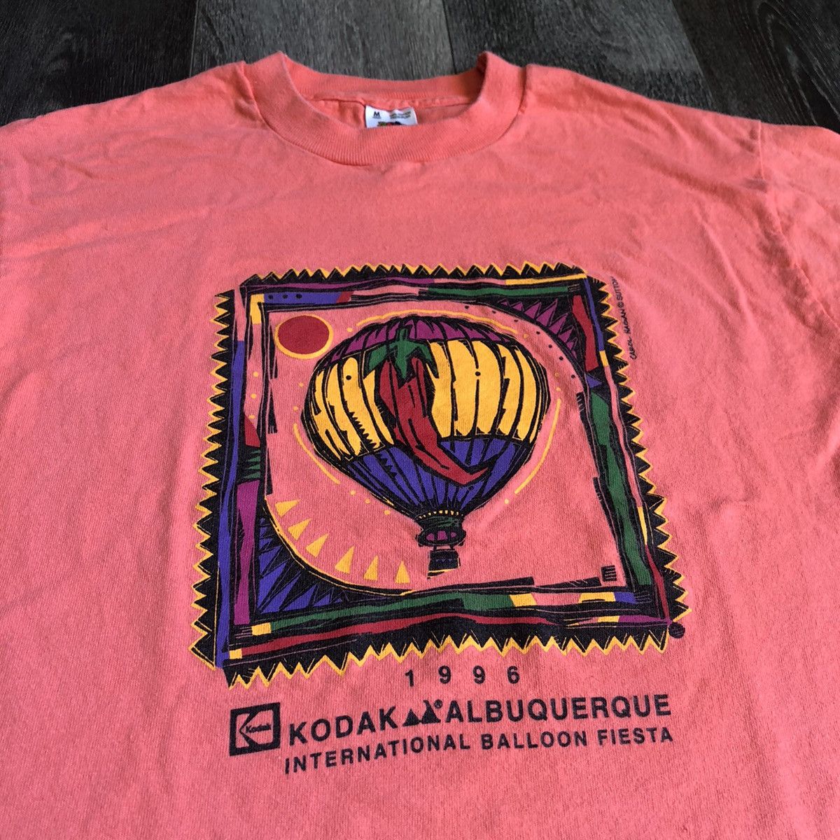 Kodak Vintage 1990s Kodak Cameras Balloon Festival Graphic T Shirt Size US M / EU 48-50 / 2 - 3 Thumbnail