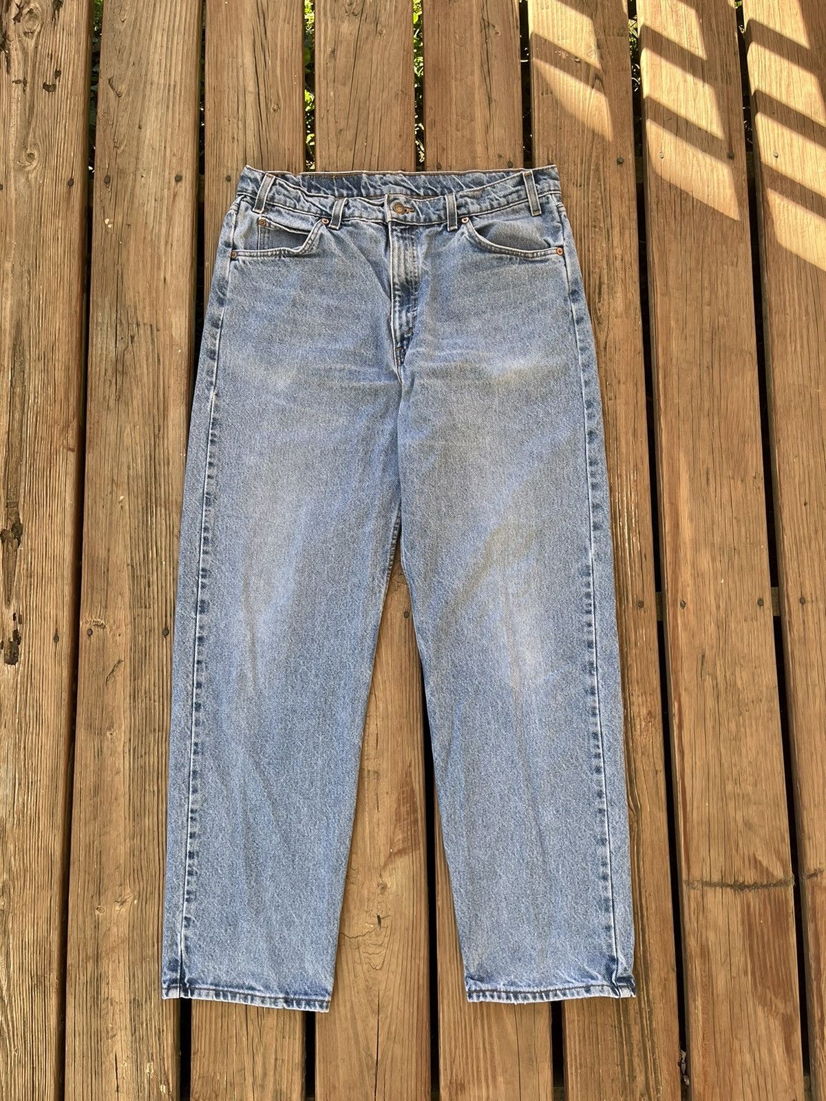 Vintage Levi’s 550 orange tab denim