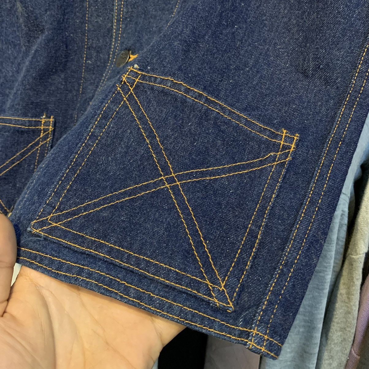 Vintage 90s Bigyank Denim Vest Usa Jeans M Size Rare Denim