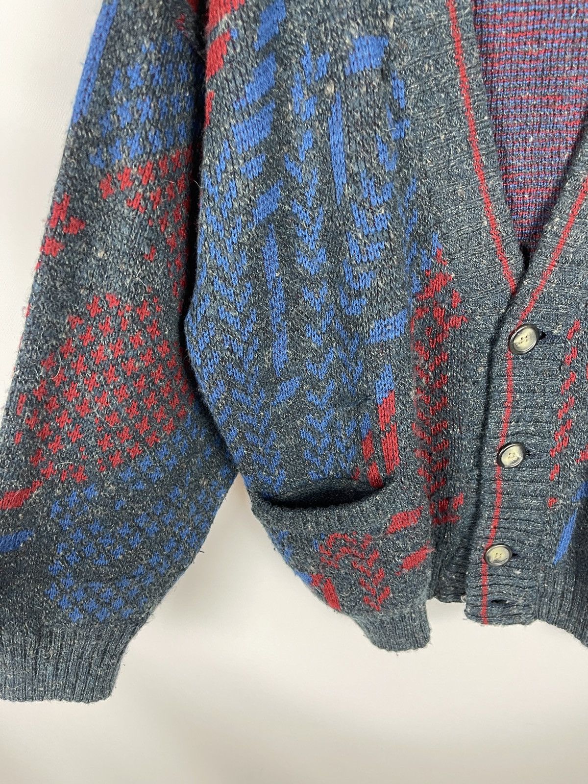 Vintage Louis Estere by Paris vintage 90s wool cashmere cardigan Size US L / EU 52-54 / 3 - 7 Thumbnail