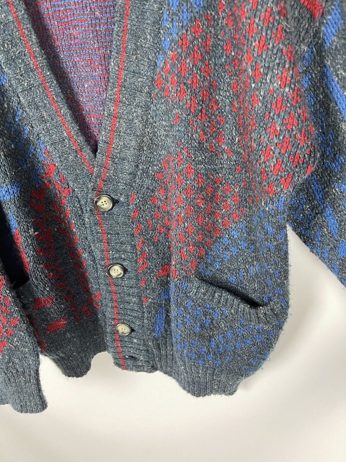 Vintage Louis Estere by Paris vintage 90s wool cashmere cardigan Size US L / EU 52-54 / 3 - 8 Thumbnail