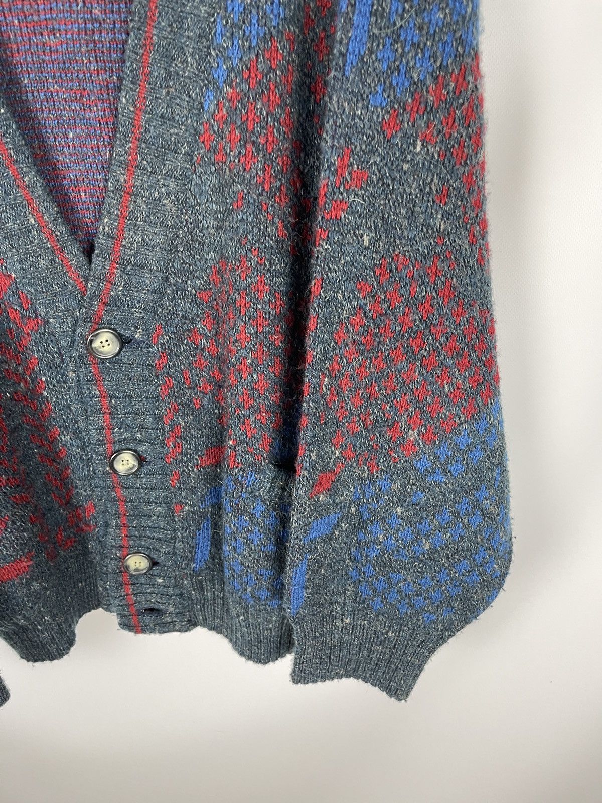 Vintage Louis Estere by Paris vintage 90s wool cashmere cardigan Size US L / EU 52-54 / 3 - 5 Thumbnail