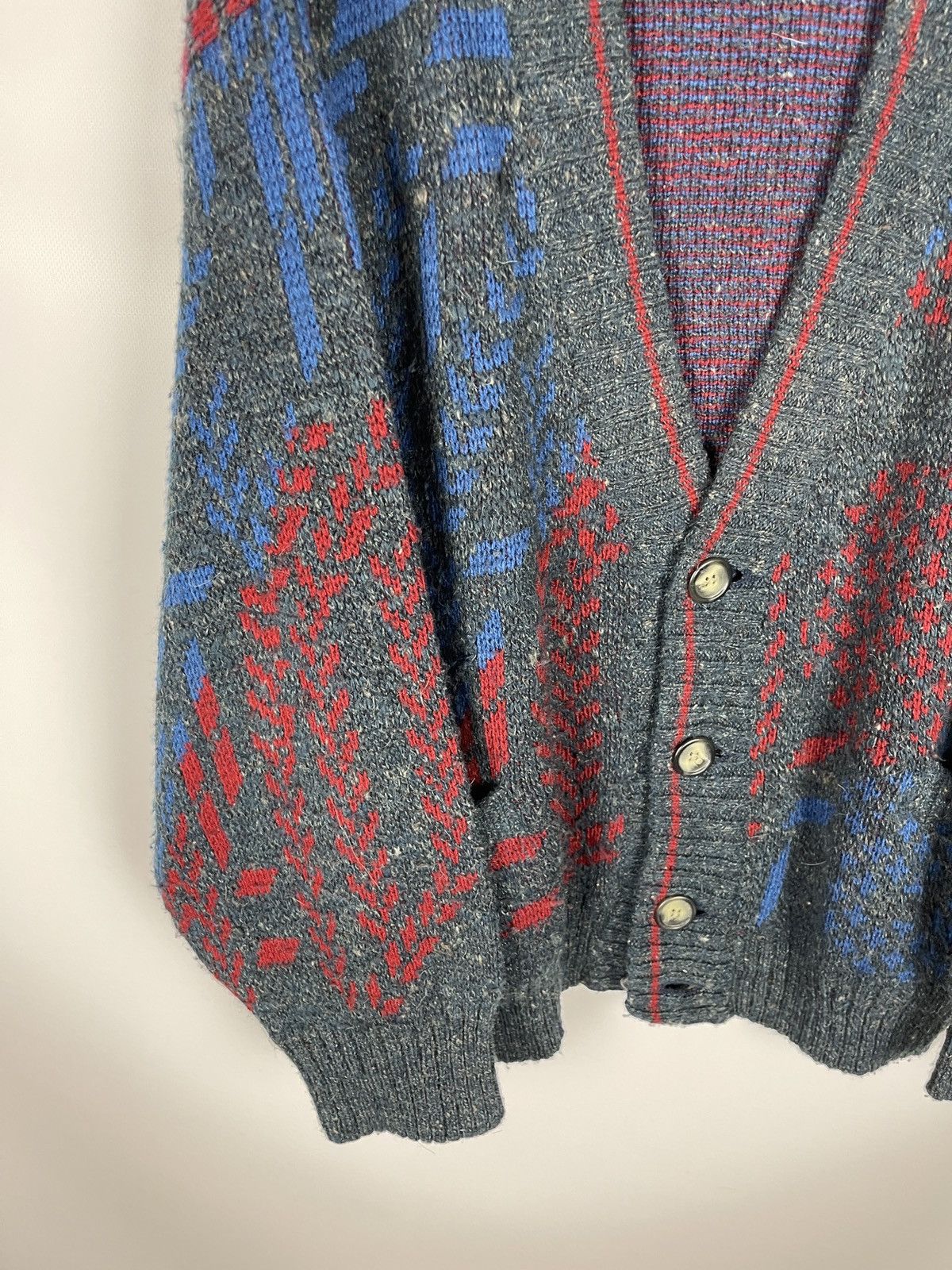 Vintage Louis Estere by Paris vintage 90s wool cashmere cardigan Size US L / EU 52-54 / 3 - 6 Thumbnail