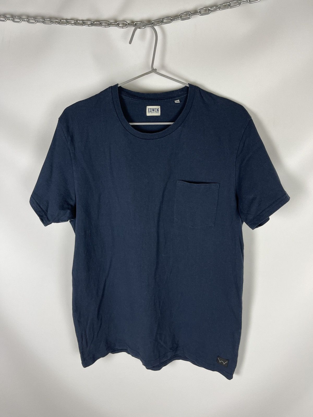 Edwin Edwin Pocket T-Shirt blue navy Size US M / EU 48-50 / 2 - 7 Thumbnail