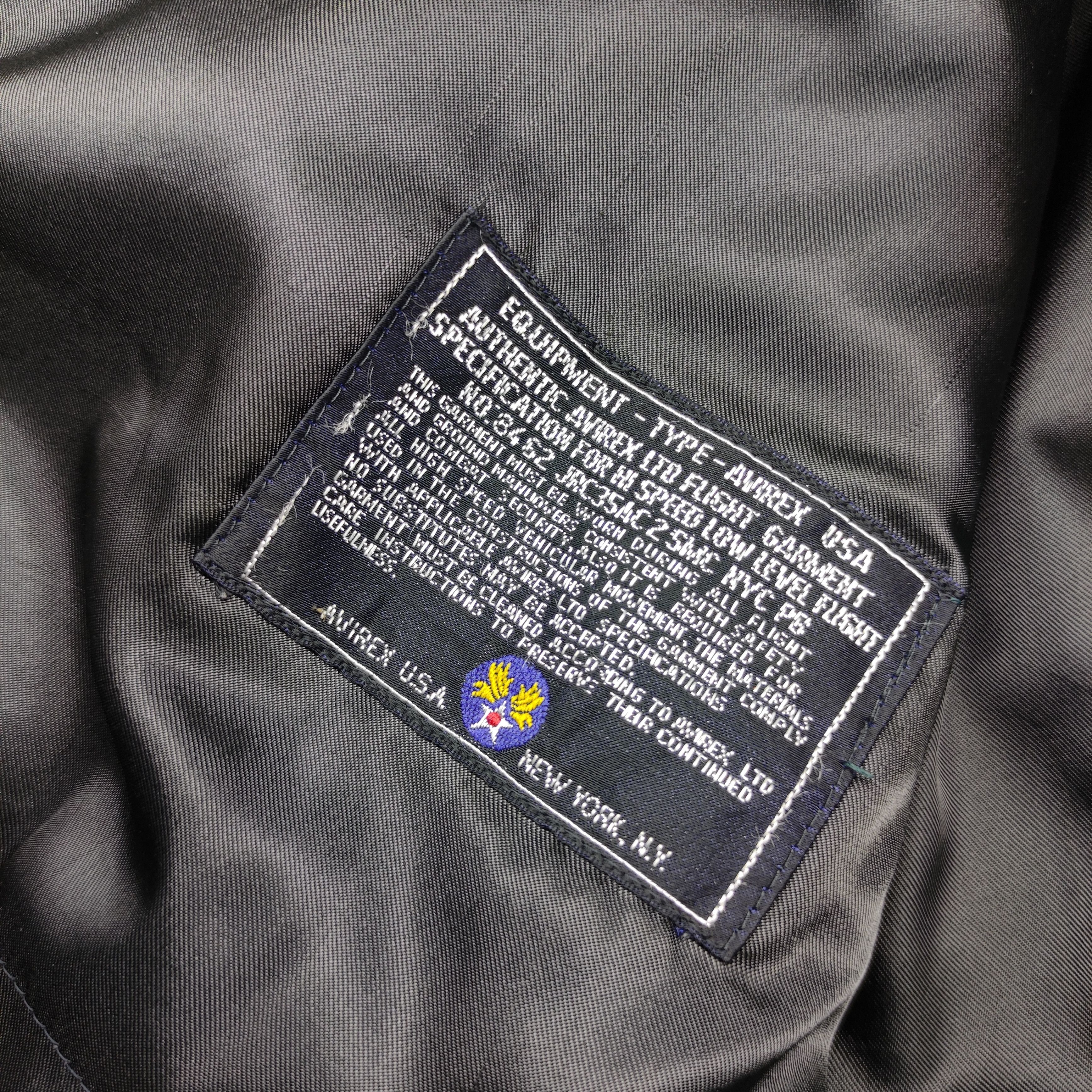Avirex 💥 Avirex Bomber Appreciation War Service 1987 Army Sz M Size US M / EU 48-50 / 2 - 21 Thumbnail