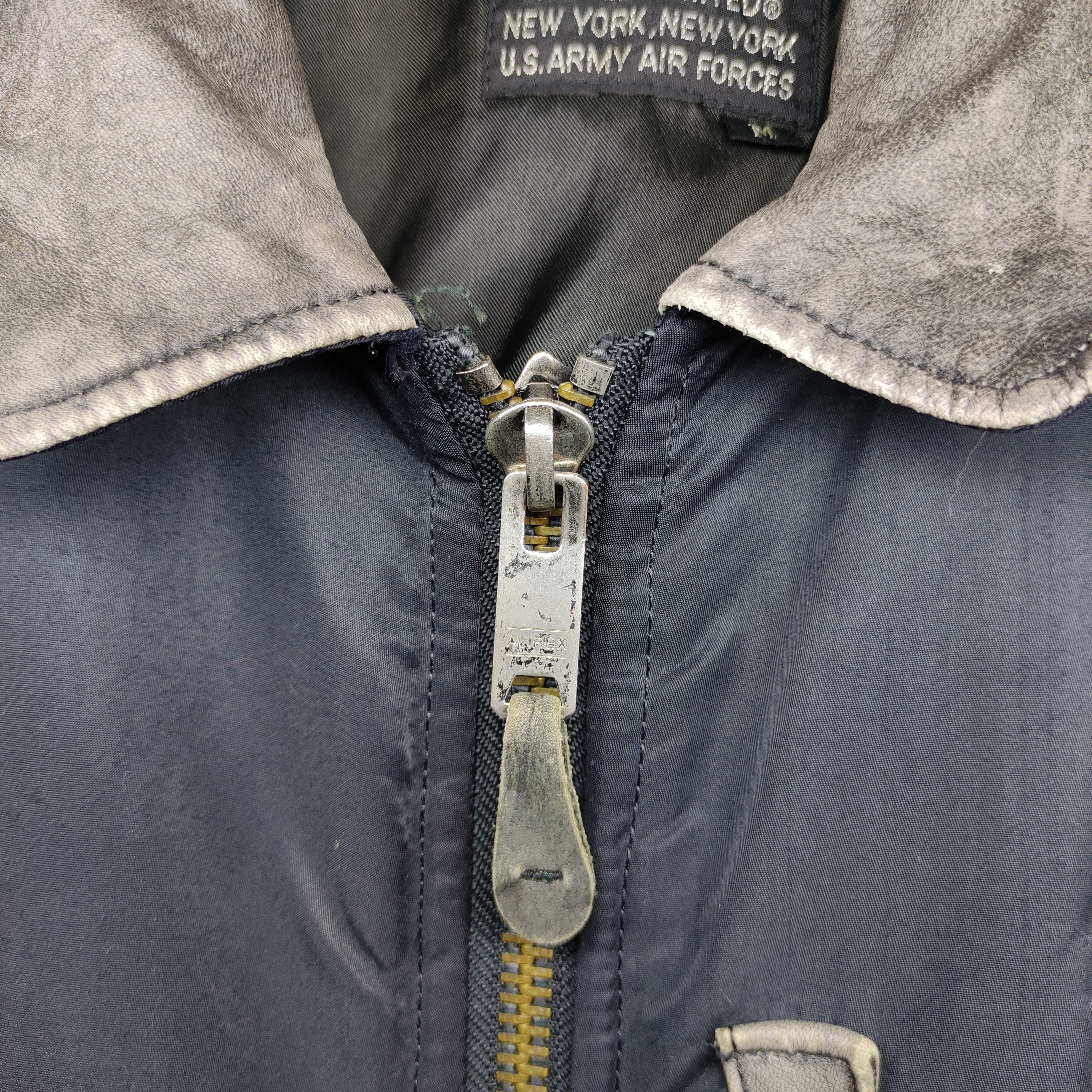 Avirex 💥 Avirex Bomber Appreciation War Service 1987 Army Sz M Size US M / EU 48-50 / 2 - 9 Thumbnail