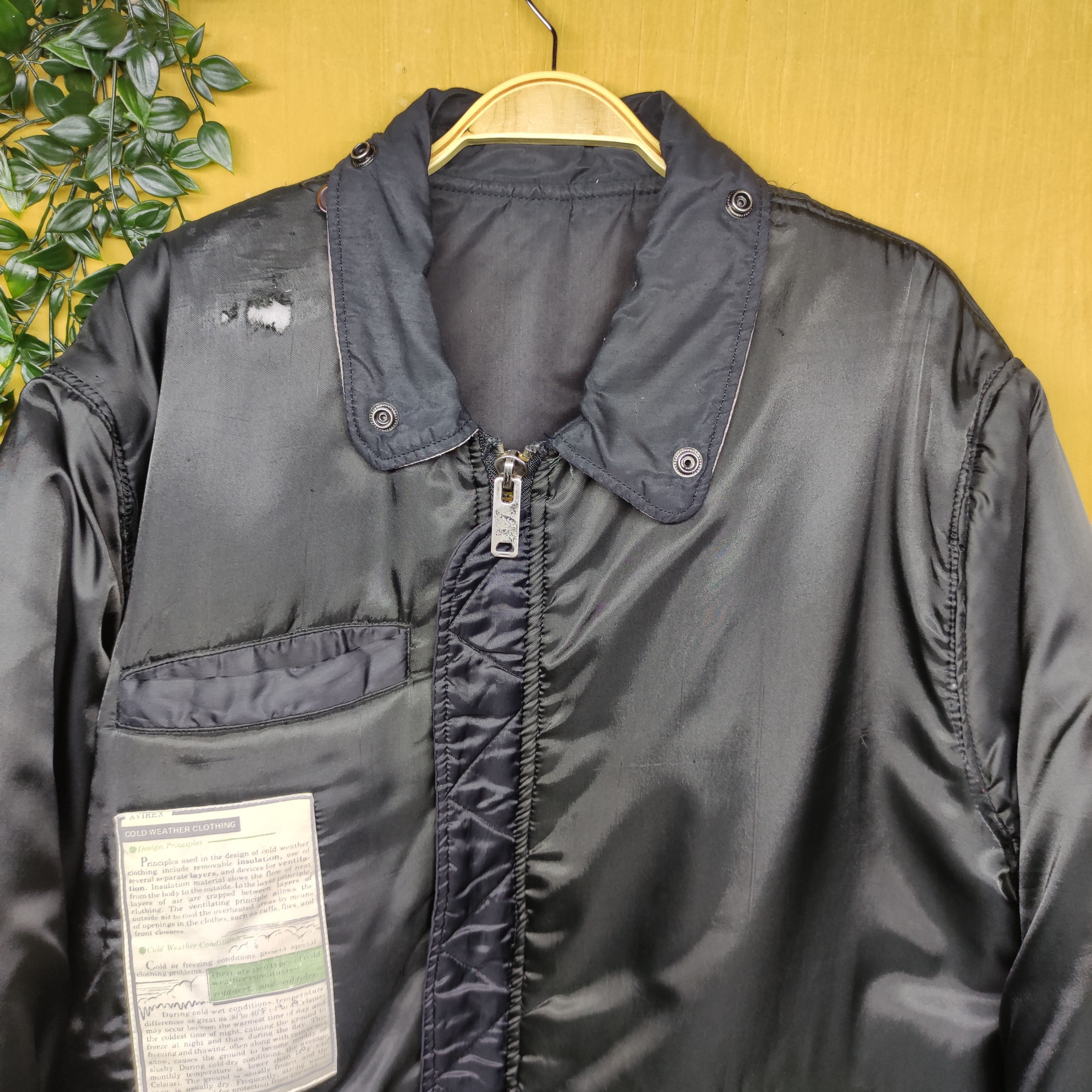 Avirex 💥 Avirex Bomber Appreciation War Service 1987 Army Sz M Size US M / EU 48-50 / 2 - 7 Thumbnail