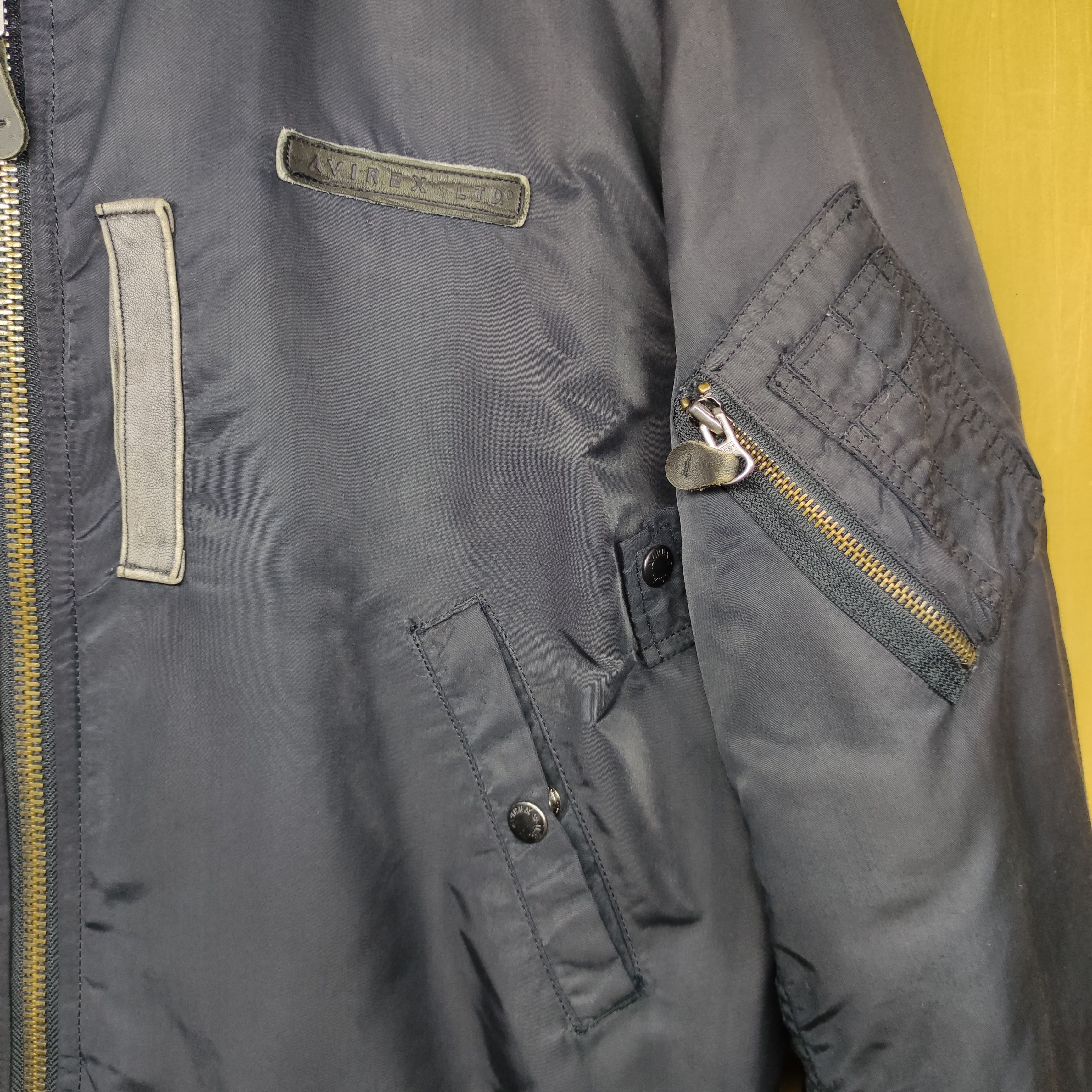 Avirex 💥 Avirex Bomber Appreciation War Service 1987 Army Sz M Size US M / EU 48-50 / 2 - 10 Thumbnail