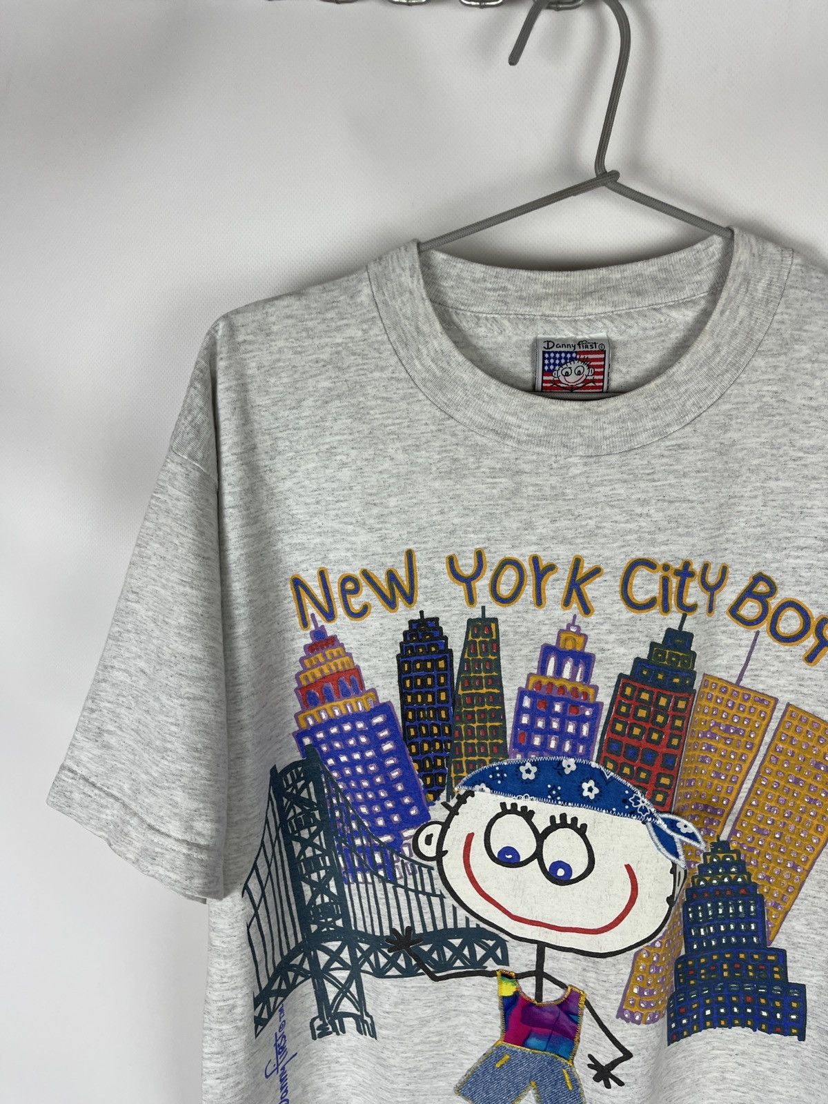 Vintage Danny First New York City Boy Vintage 90s made in USA tee Size US L / EU 52-54 / 3 - 2 Thumbnail
