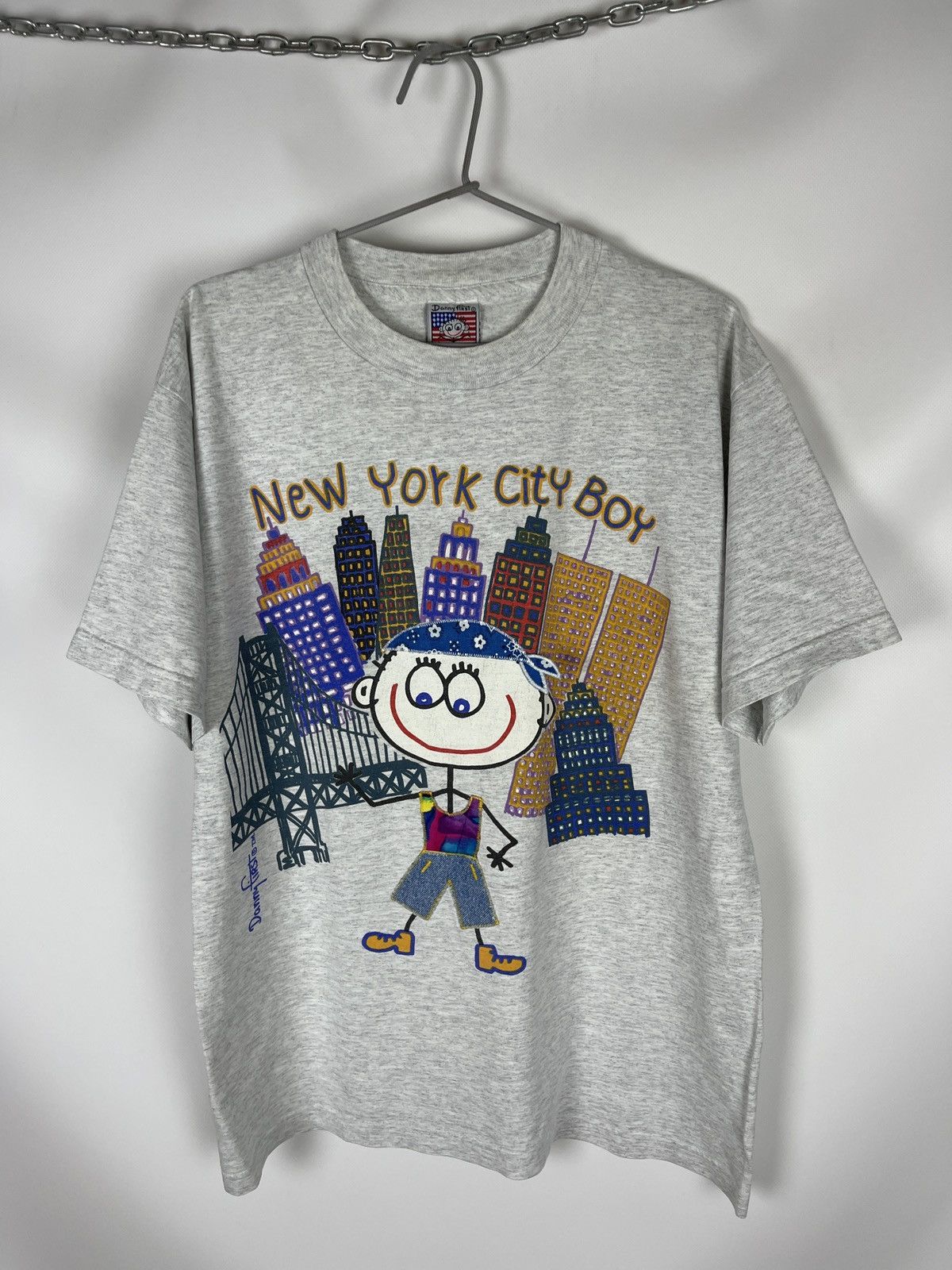 Danny First New York City Boy Vintage 90s made in USA tee