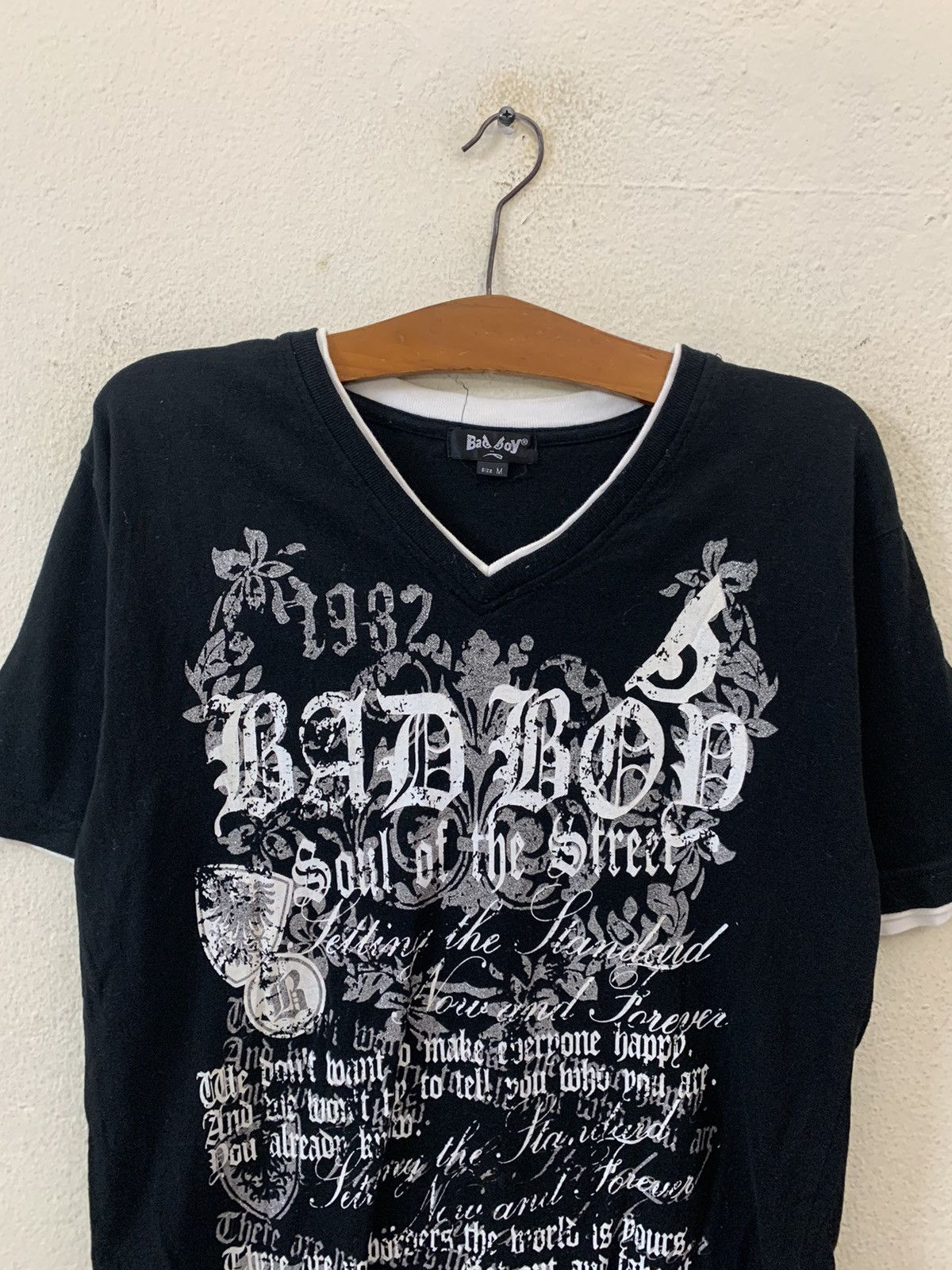 Bad Bunch NYC Bad Boy Spellout Poem Tshirt Size US S / EU 44-46 / 1 - 4 Thumbnail