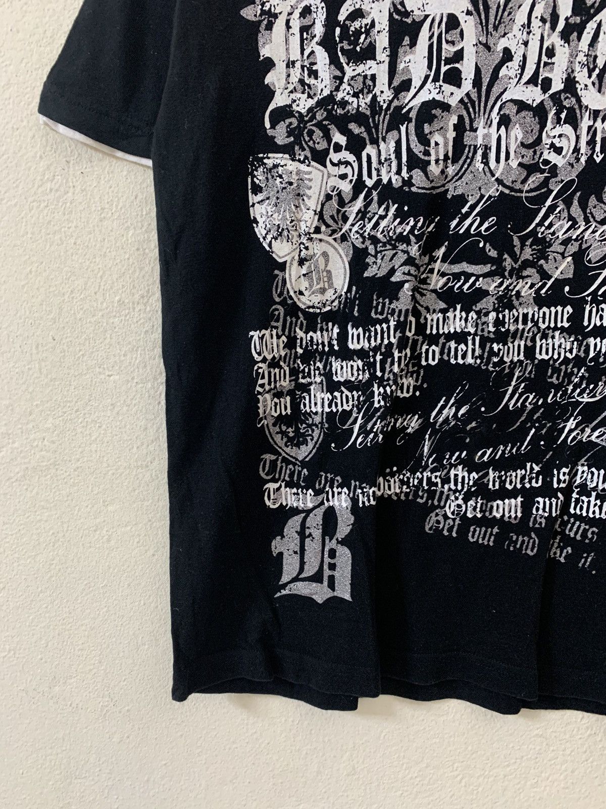 Bad Bunch NYC Bad Boy Spellout Poem Tshirt Size US S / EU 44-46 / 1 - 3 Thumbnail