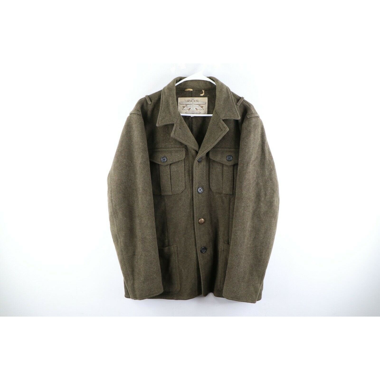 Gilet Vintage Banana Republic Homme Taille M - Beige - Safari Chasse Pêche