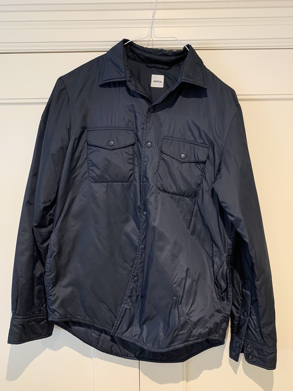 Aspesi Navy Aspesi shirt Jacket Windbreaker Size US S / EU 44-46 / 1 - 2 Thumbnail