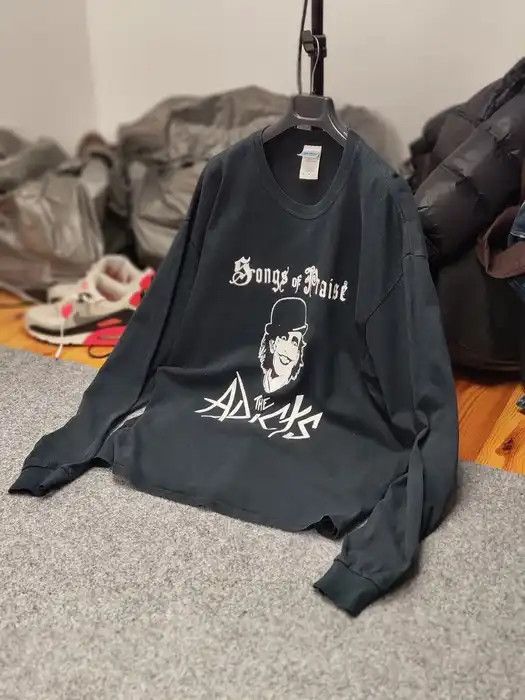 Band Tees Vintage 90's Song of Praise the Adicts Long Sleeve Shirts Size US XL / EU 56 / 4 - 10 Thumbnail