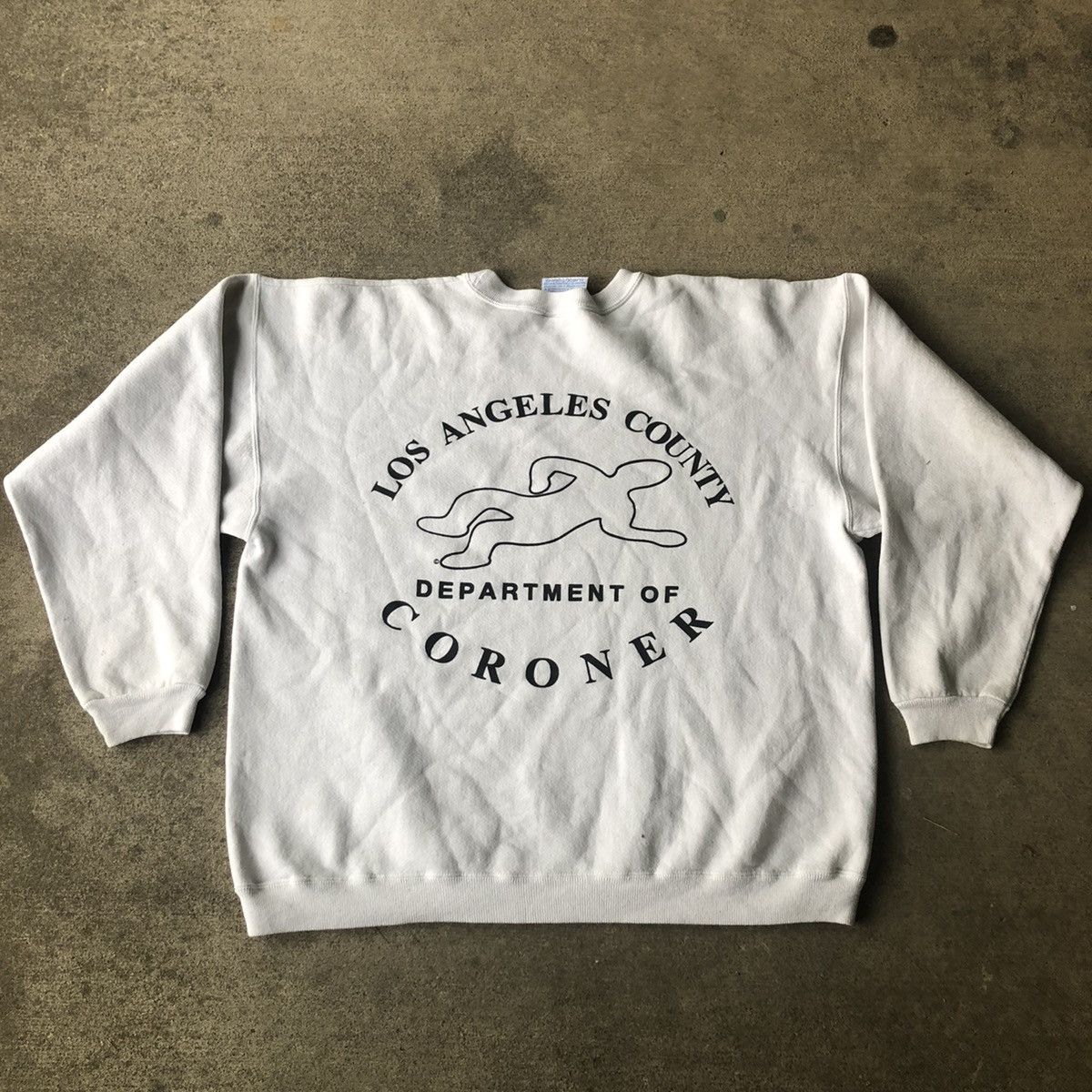 Vintage Vintage 90s LA County Coroner’s Office Sweatshirt | Grailed