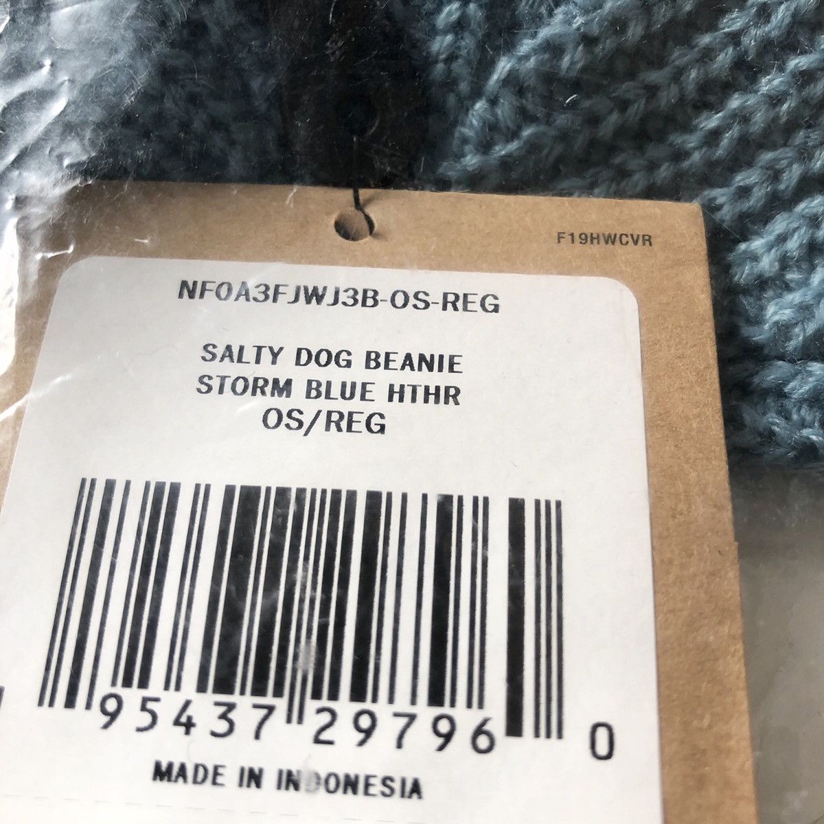 The North Face The North Face BOX LOGO Beanie STORM BLUE Size ONE SIZE - 3 Thumbnail