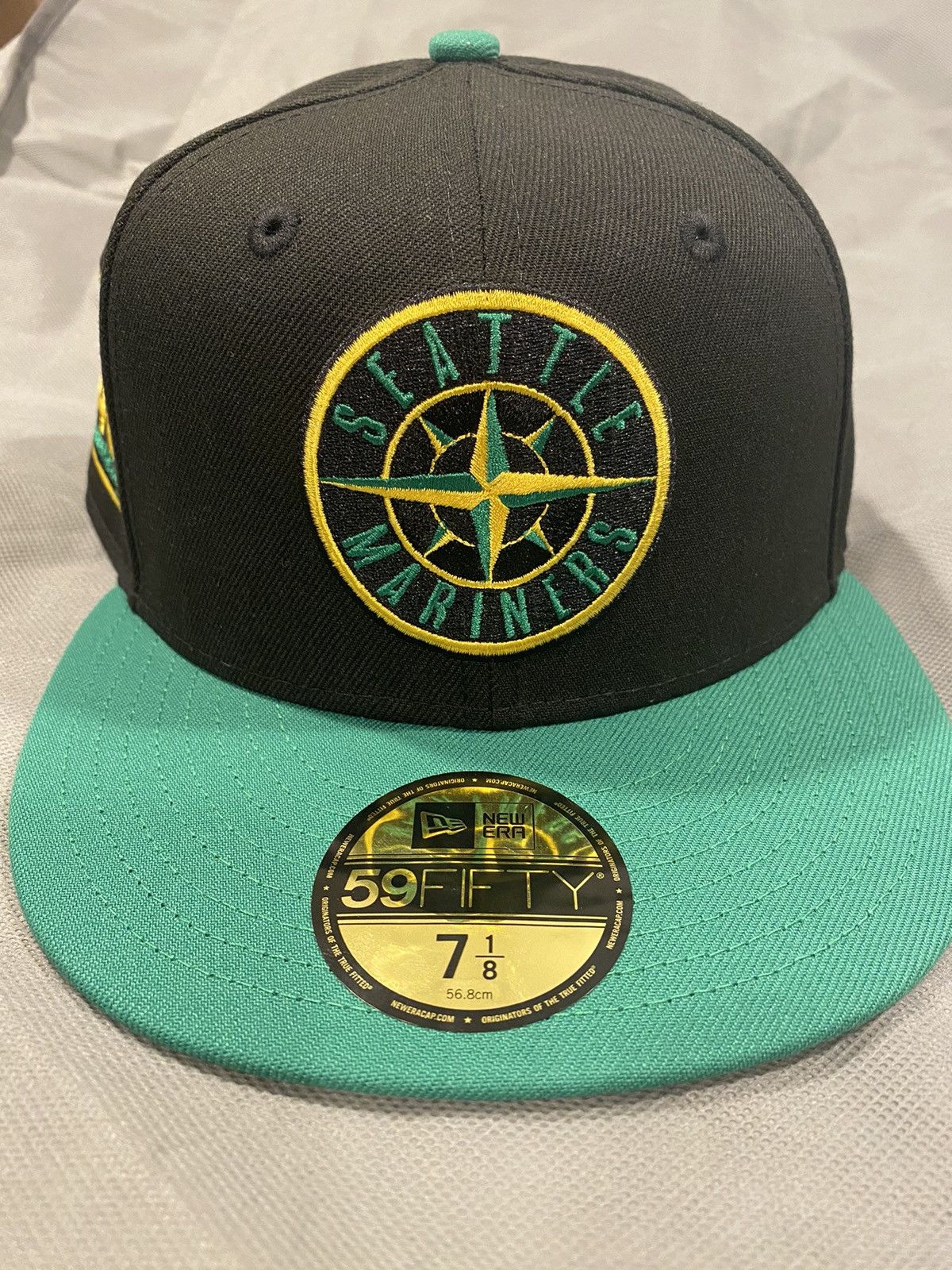 New Era Seattle Mariners Stone Island sz. 7 1/8 | Grailed