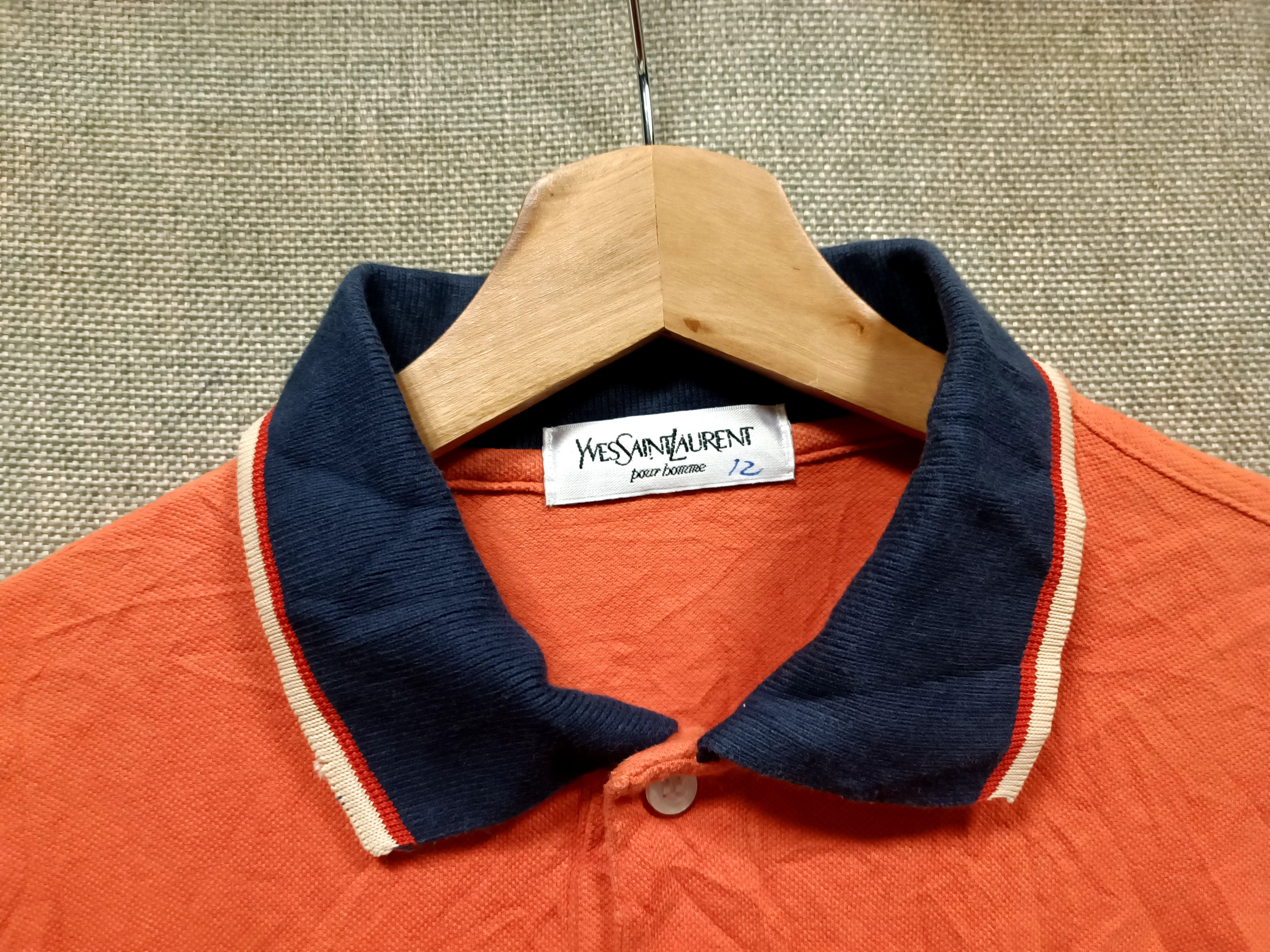 Vintage × Yves Saint Laurent vintage polo shirt ysl logo embroidery Size US M / EU 48-50 / 2 - 3 Thumbnail