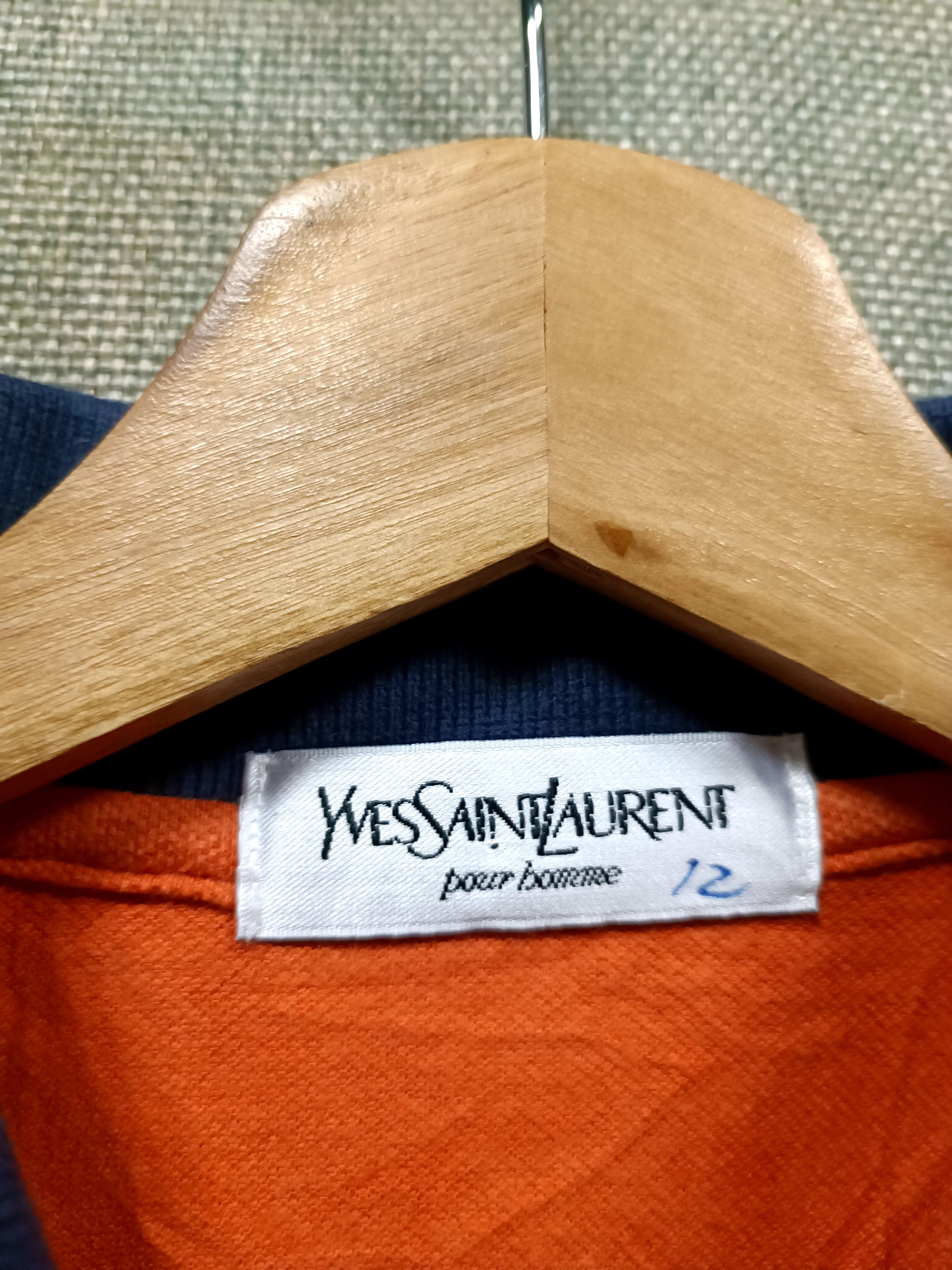 Vintage × Yves Saint Laurent vintage polo shirt ysl logo embroidery Size US M / EU 48-50 / 2 - 4 Thumbnail