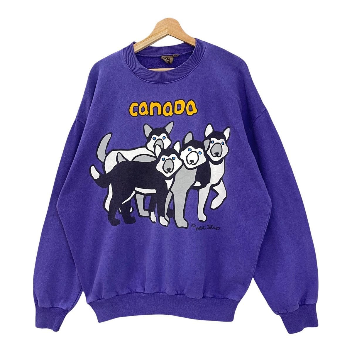 Vintage Vintage 90s Canada Big Logo Crewneck Sweatshirt Size XL Size US XL / EU 56 / 4 - 3 Thumbnail