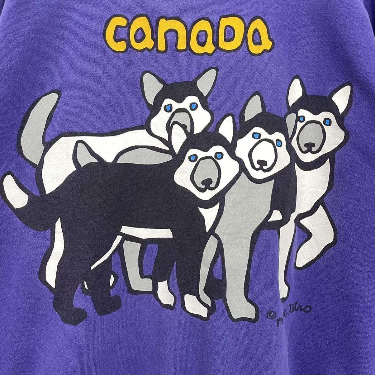 Vintage Vintage 90s Canada Big Logo Crewneck Sweatshirt Size XL Size US XL / EU 56 / 4 - 5 Thumbnail