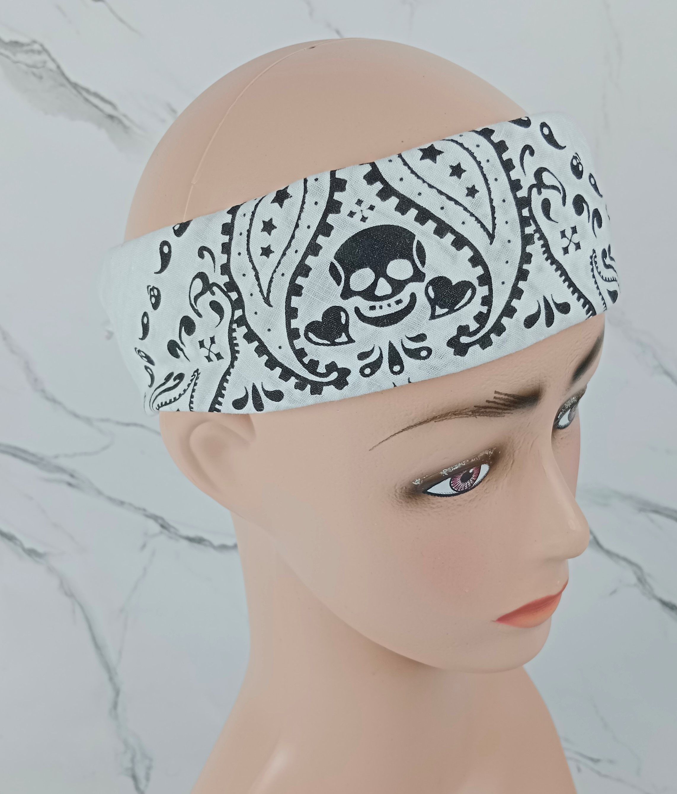Other skull bandana handkerchief neckerchief scarf Size ONE SIZE - 2 Thumbnail
