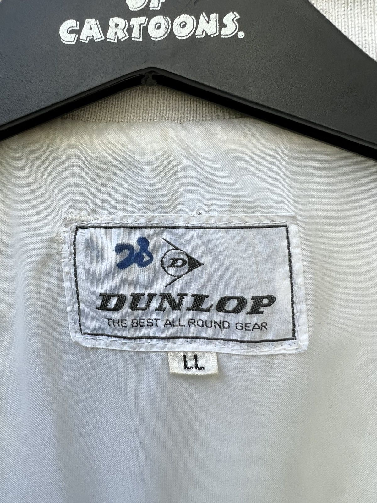 Dunlop Vintage 90s DUNLOP Do Your Best For The Winner Bomber Jacket Size US L / EU 52-54 / 3 - 23 Thumbnail