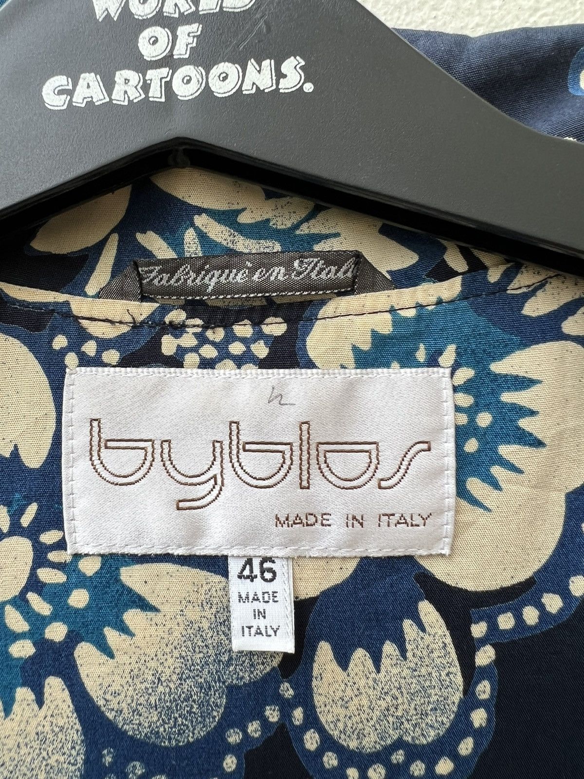 Byblos VTG 90s BYBLOS Batik Design Button Oversize Blouson Jacket Size US L / EU 52-54 / 3 - 24 Thumbnail