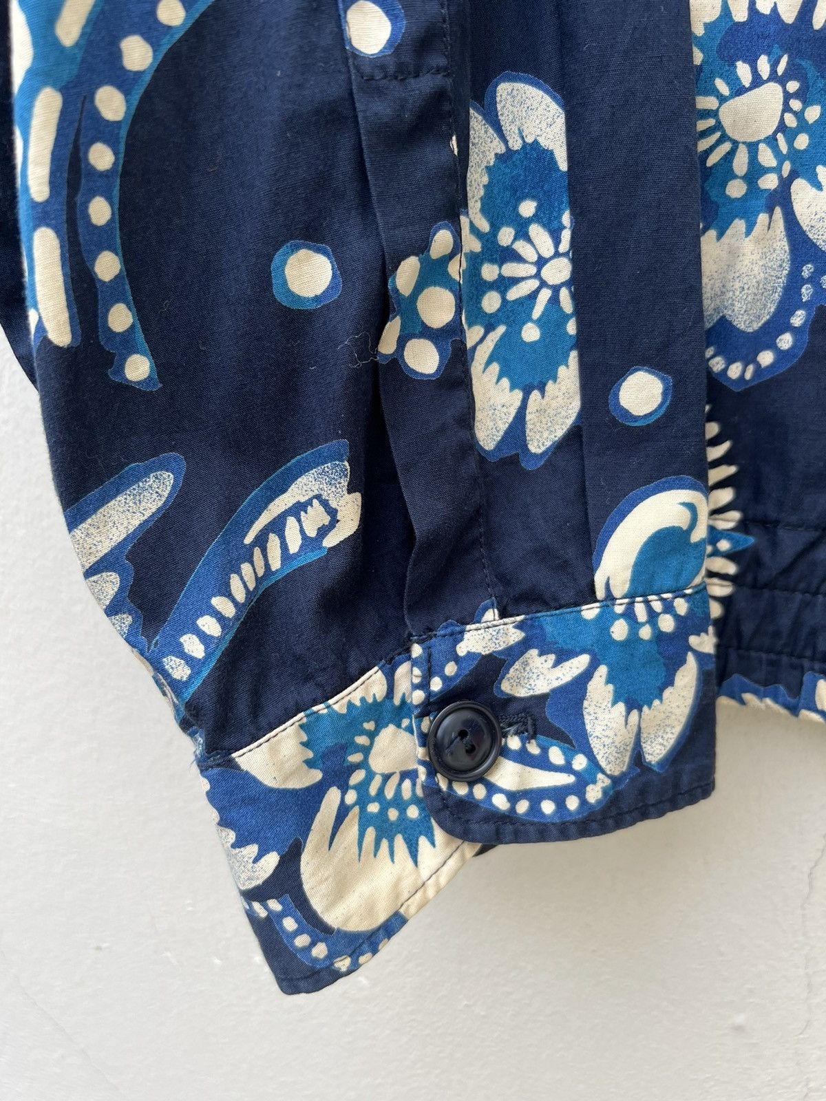 Byblos VTG 90s BYBLOS Batik Design Button Oversize Blouson Jacket Size US L / EU 52-54 / 3 - 9 Thumbnail