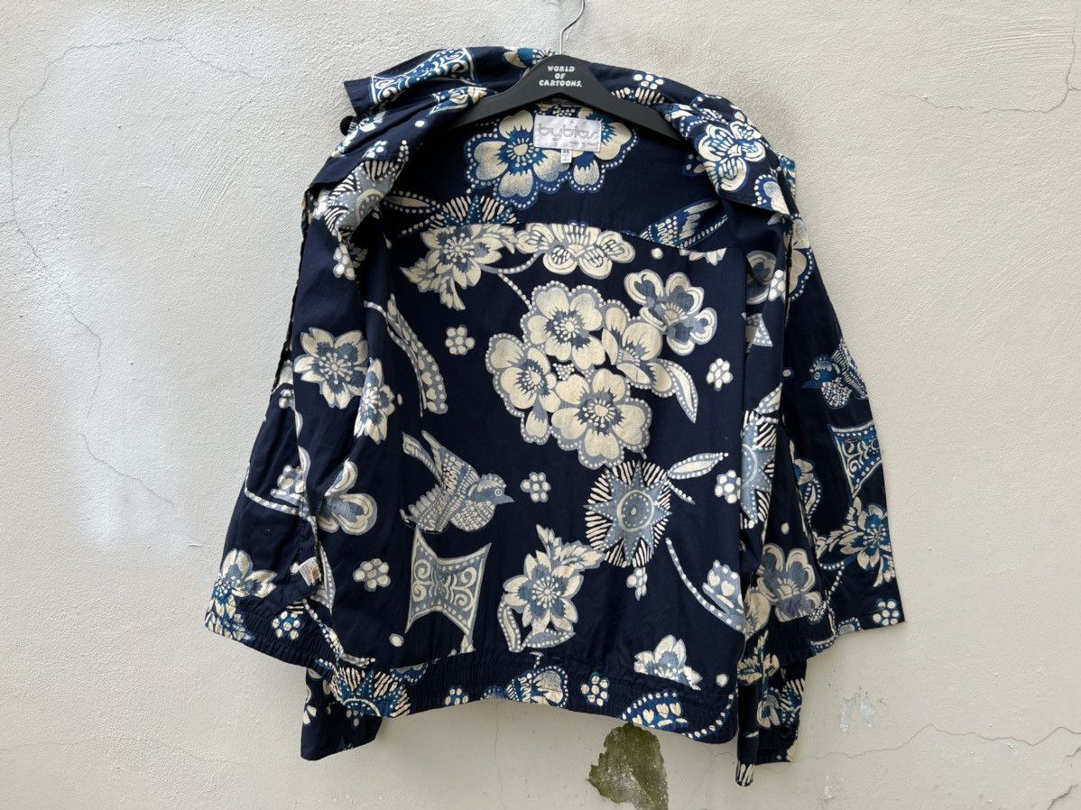 Byblos VTG 90s BYBLOS Batik Design Button Oversize Blouson Jacket Size US L / EU 52-54 / 3 - 23 Thumbnail