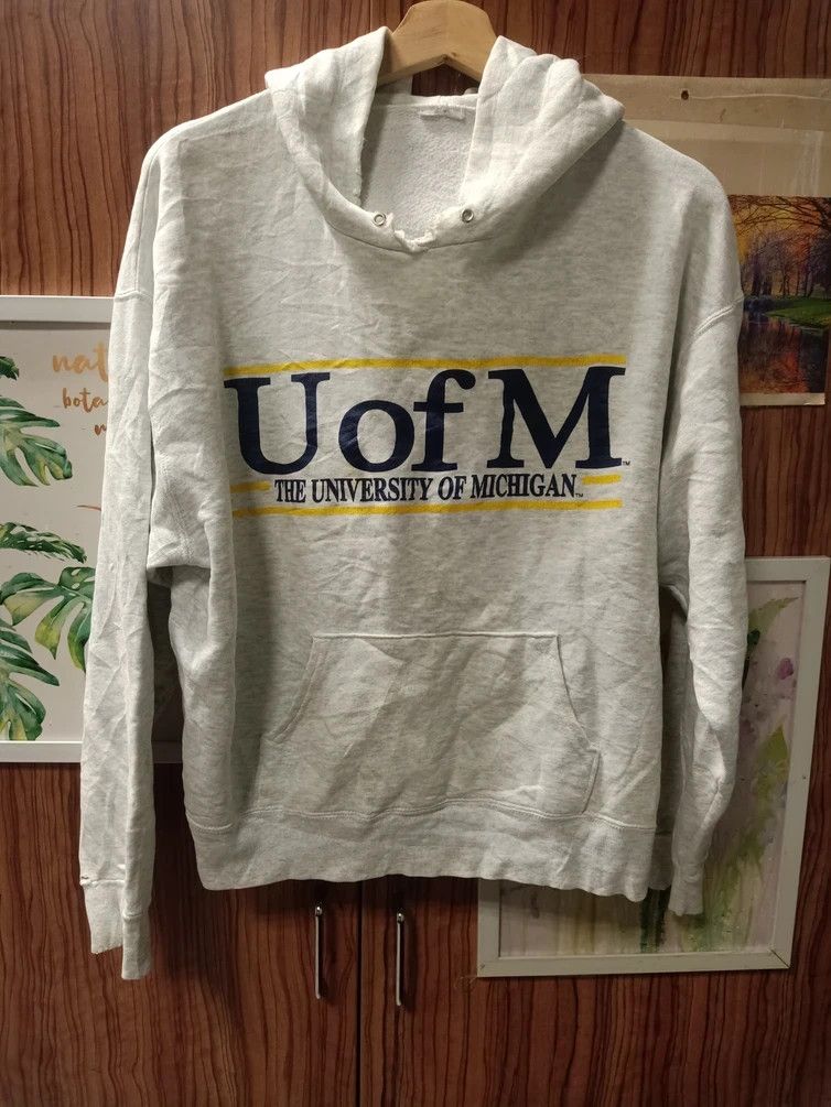 Vintage 90s sweatshirt hoodie university of michigan