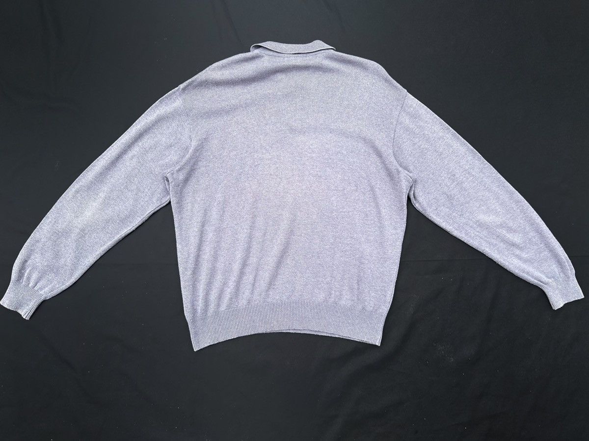 Matsuda Vintage 90s Monsieur Nicole Silk Linen Collar Sweater Size US XL / EU 56 / 4 - 12 Thumbnail