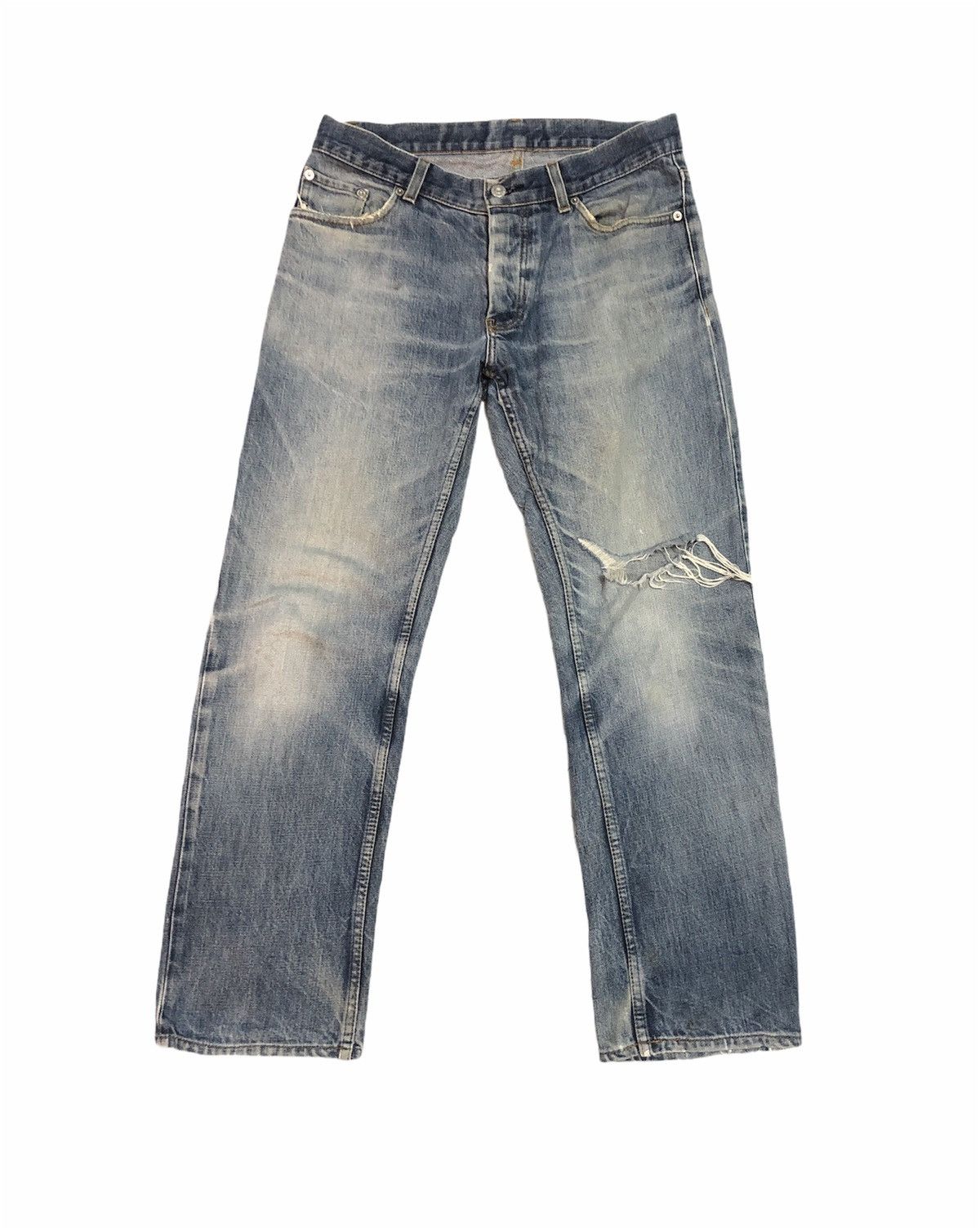 Helmut Lang Helmut Lang Distressed Denim | Grailed