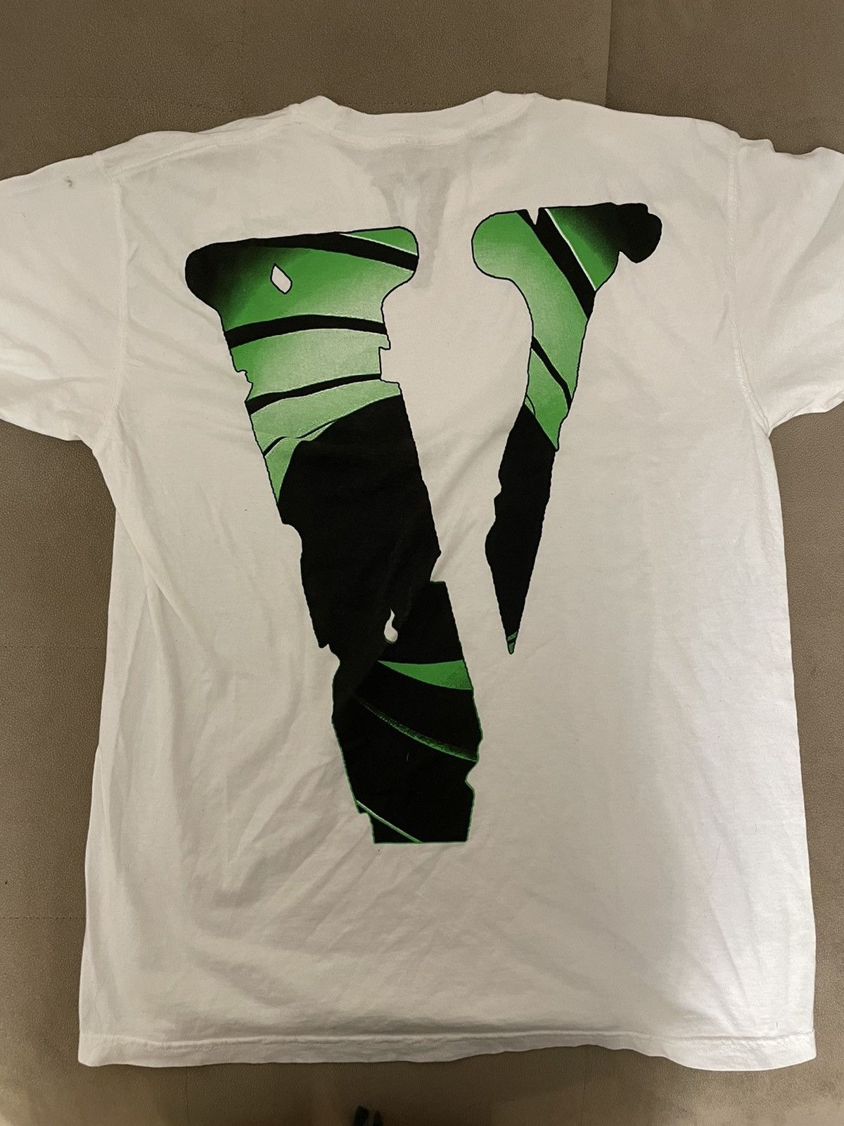 Vlone Juice Wrld double agent white green Tee medium