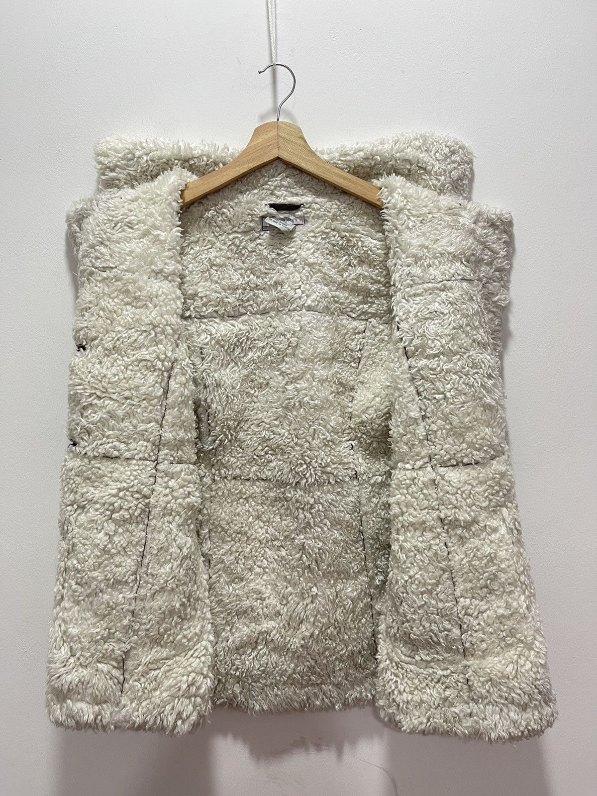 Japanese Brand × Vintage JAPANESE STYLE PU LEATHER PATCHWORK SHERPA JACKETS Size S / US 4 / IT 40 - 7 Thumbnail