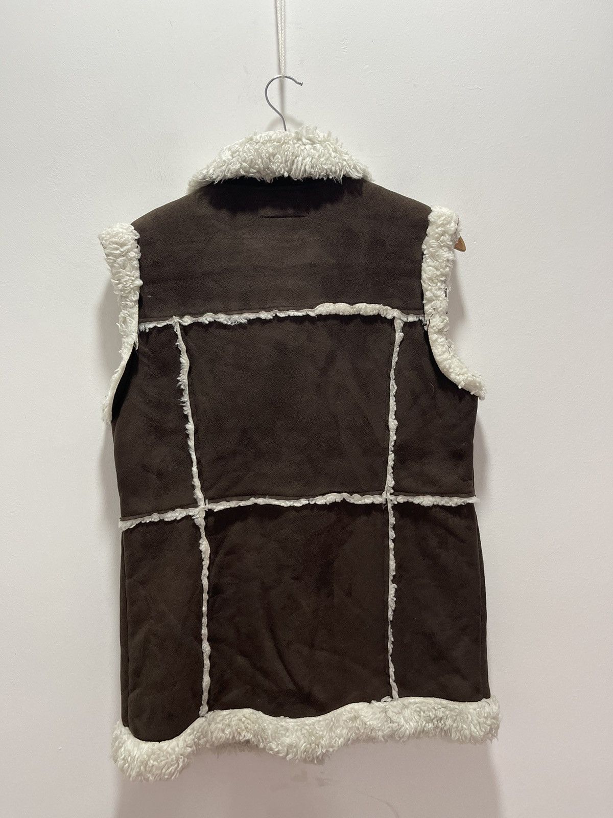 Japanese Brand × Vintage JAPANESE STYLE PU LEATHER PATCHWORK SHERPA JACKETS Size S / US 4 / IT 40 - 6 Thumbnail