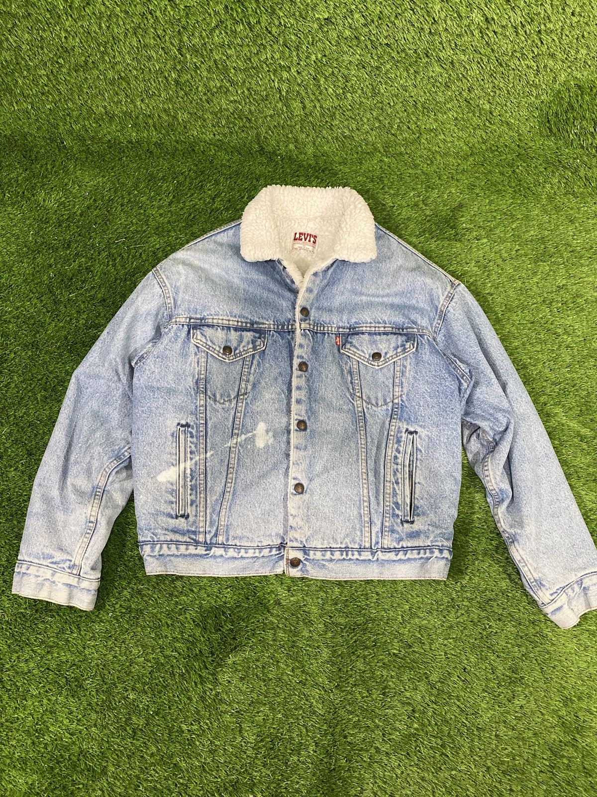 Levi's 80s Levi’s Sherpa trucker jacket Grailed