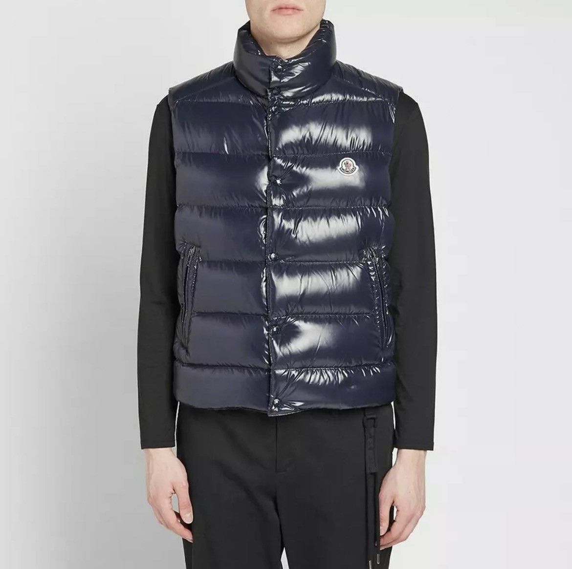 Moncler 🔥 MONCLER Navy Tib Down Gilet Vest Size 5 Size US XXL / EU 58 / 5 - 16 Thumbnail