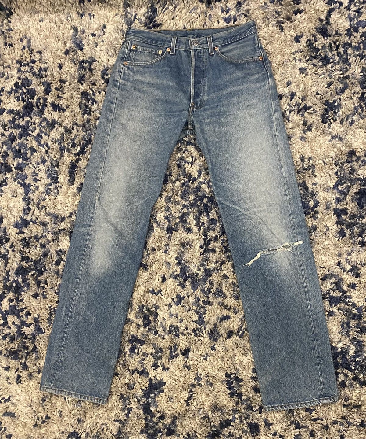 Levi's × Vintage Vintage 1995 Japanese Levi’s 501 Light Blue Wash 32x36 ...