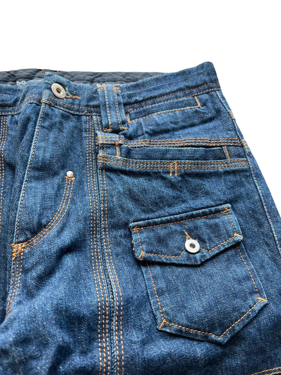 Dolce & Gabbana Heavy Paneled Denim Cargo Size US 30 / EU 46 - 3 Thumbnail