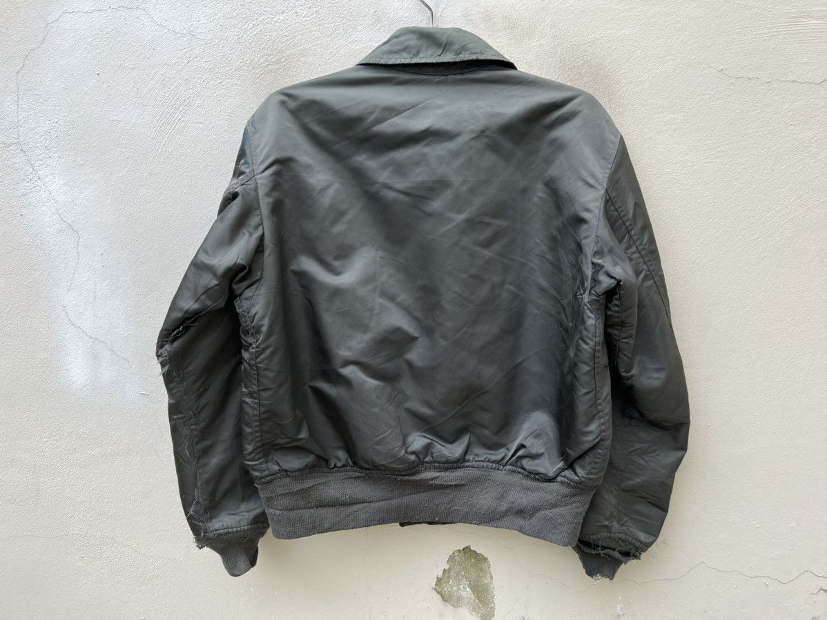 Alpha Industries × Vintage VTG 90s Alpha Industries Rips Paints Trashed CWU-45/P Jacket Size US M / EU 48-50 / 2 - 9 Thumbnail