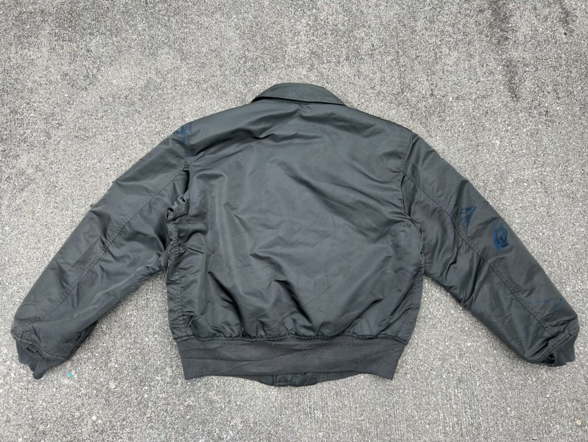 Alpha Industries × Vintage VTG 90s Alpha Industries Rips Paints Trashed CWU-45/P Jacket Size US M / EU 48-50 / 2 - 21 Thumbnail