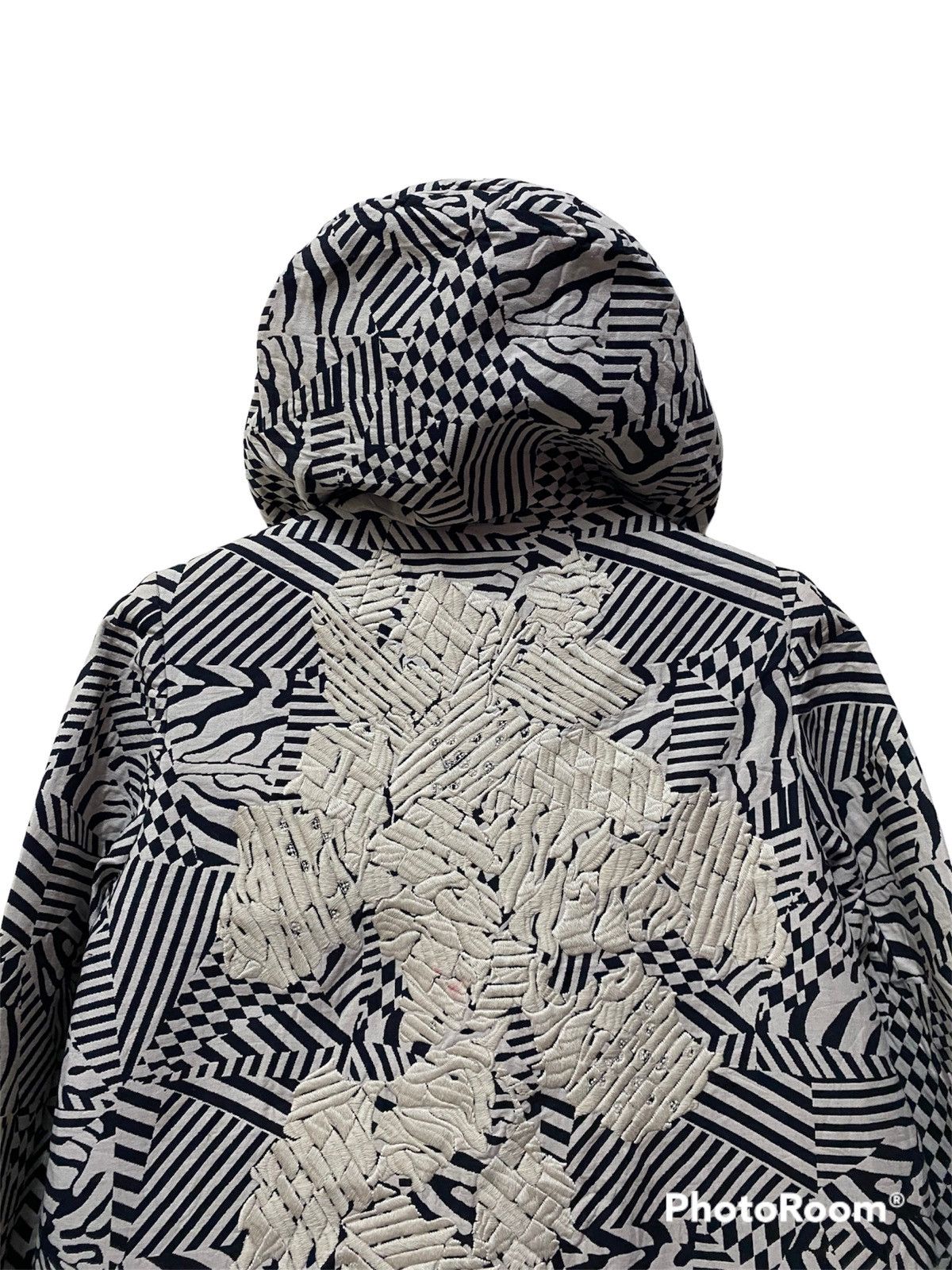 Other DECOSTER ZEBRA ART HOODIE HEAVY COAT Size XS / US 0-2 / IT 36-38 - 7 Thumbnail
