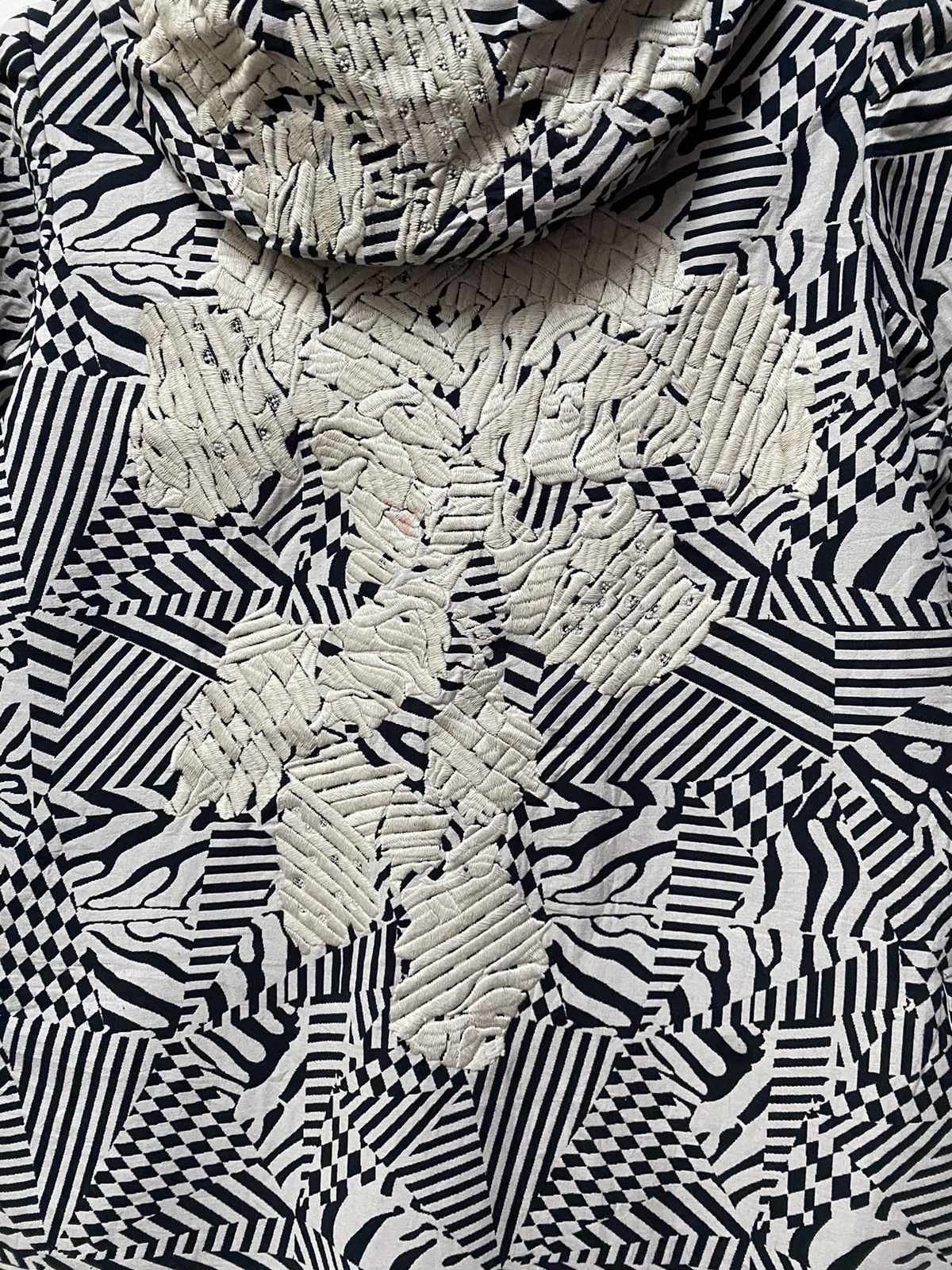 Other DECOSTER ZEBRA ART HOODIE HEAVY COAT Size XS / US 0-2 / IT 36-38 - 8 Thumbnail
