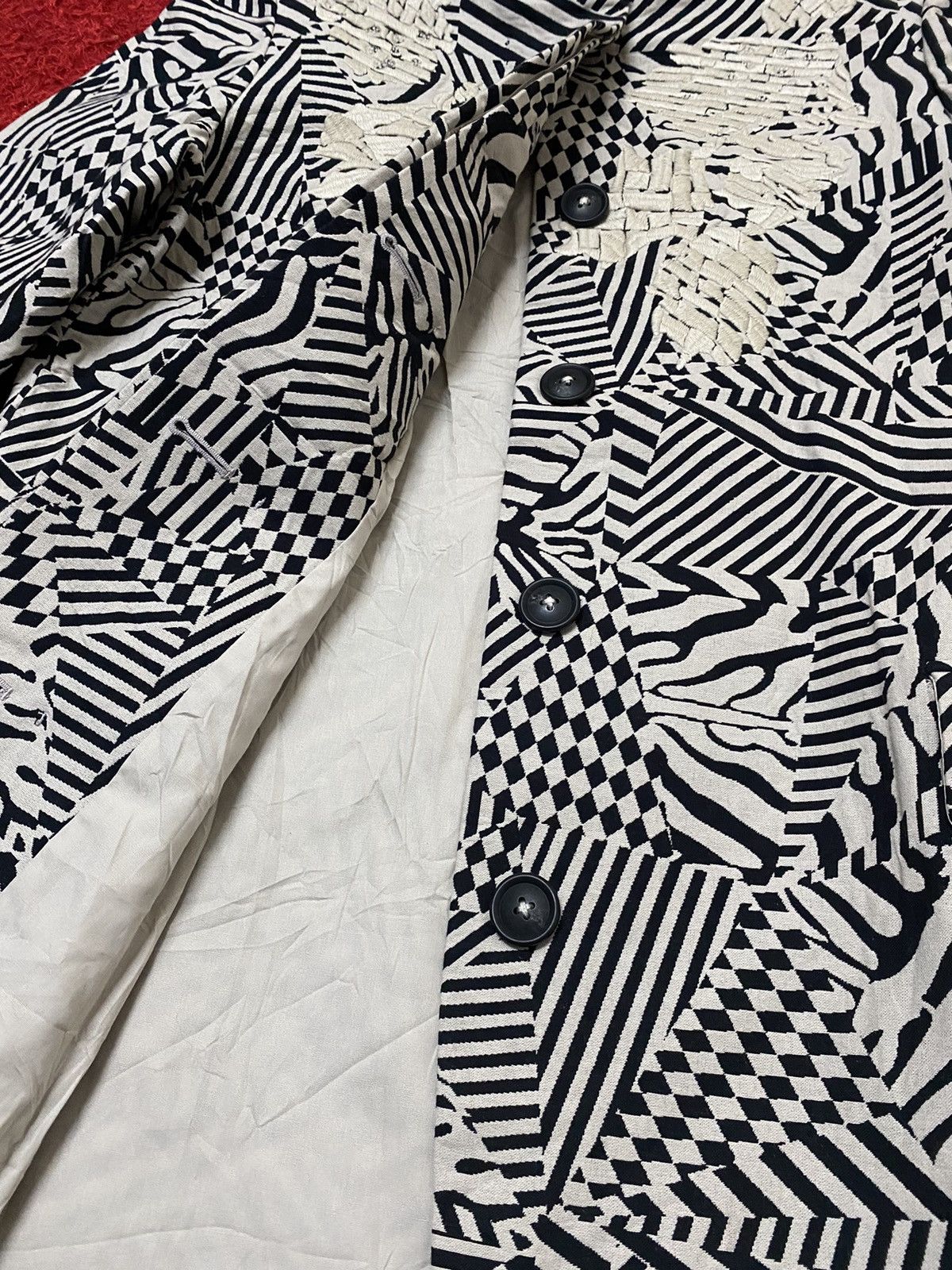 Other DECOSTER ZEBRA ART HOODIE HEAVY COAT Size XS / US 0-2 / IT 36-38 - 10 Thumbnail